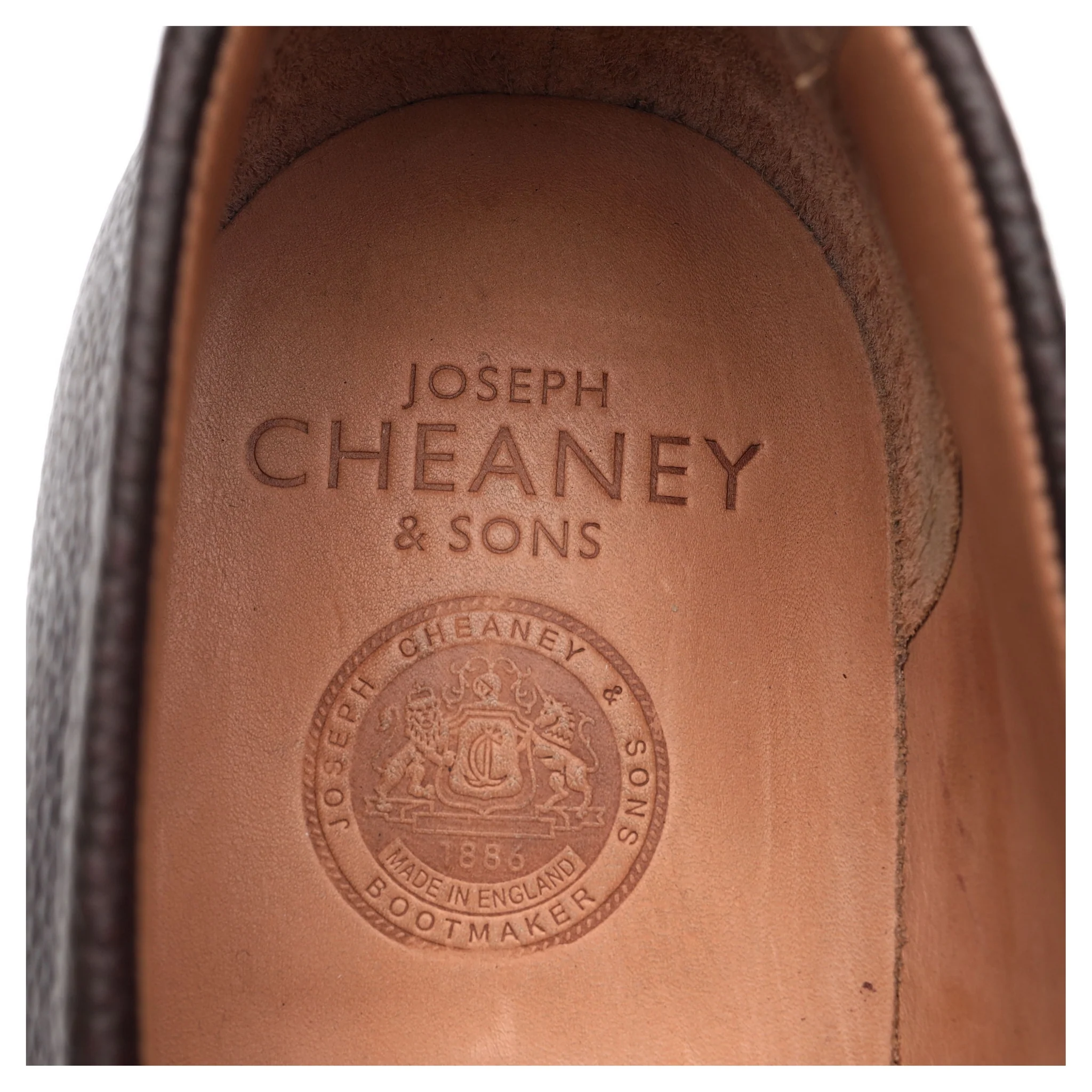 'Howard' Dark Brown Leather Loafers UK 11 F - Image 12