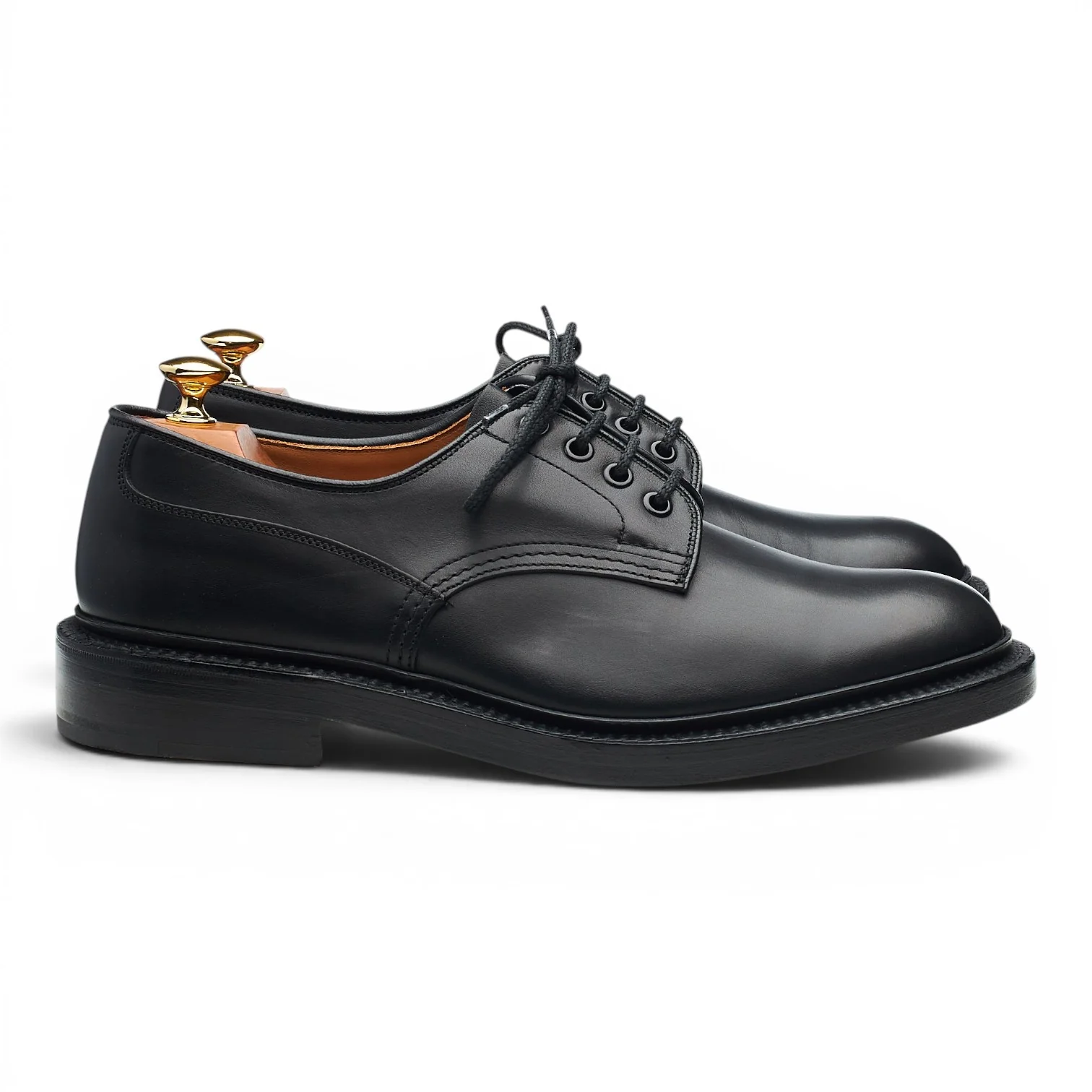 Black Leather Derby UK 9.5