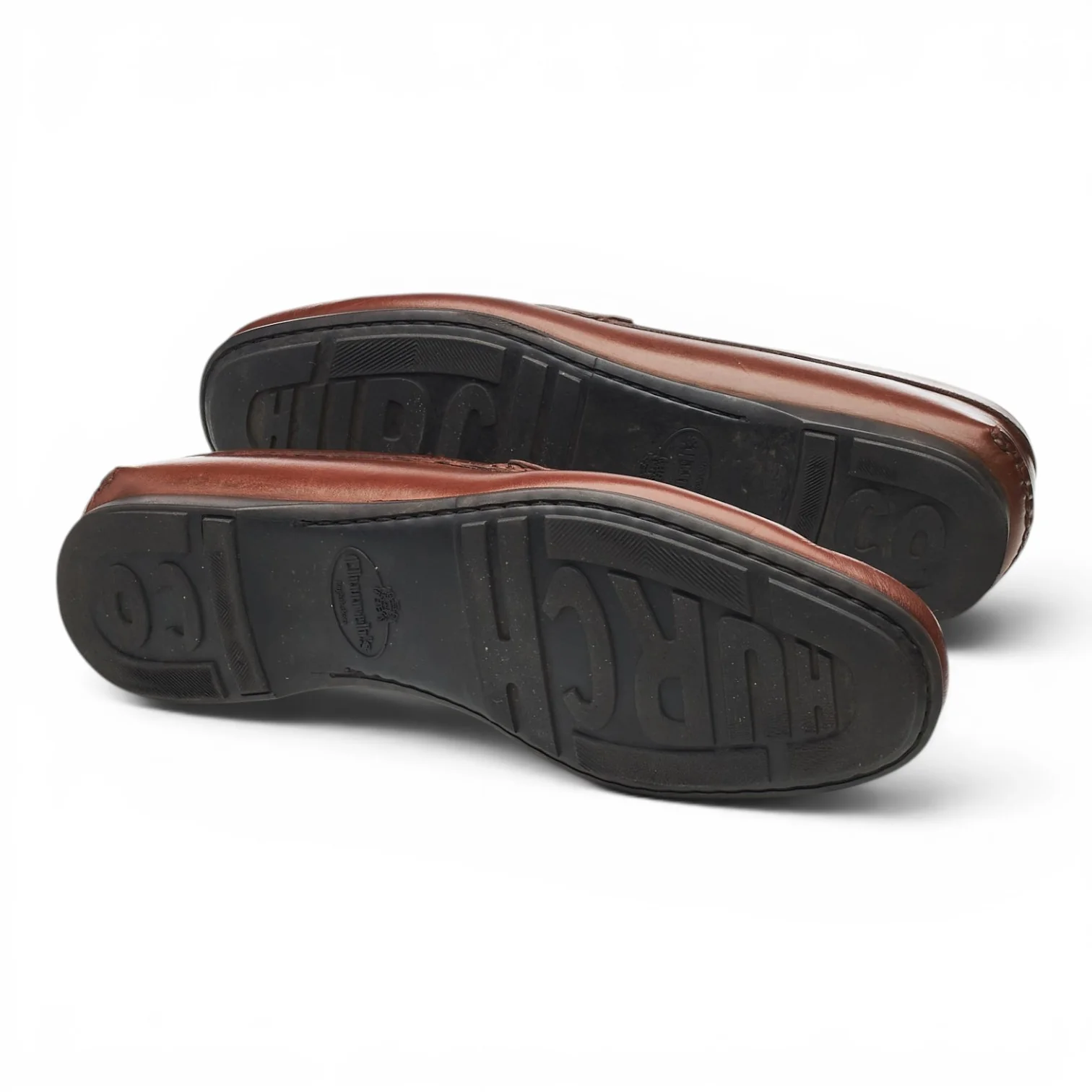 'Karl' Brown Leather Loafers UK 8 - Image 5