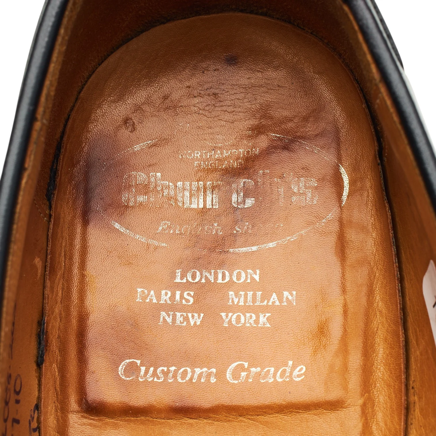 'Keats' Black Leather Tassel Loafers UK 7 F - Image 6