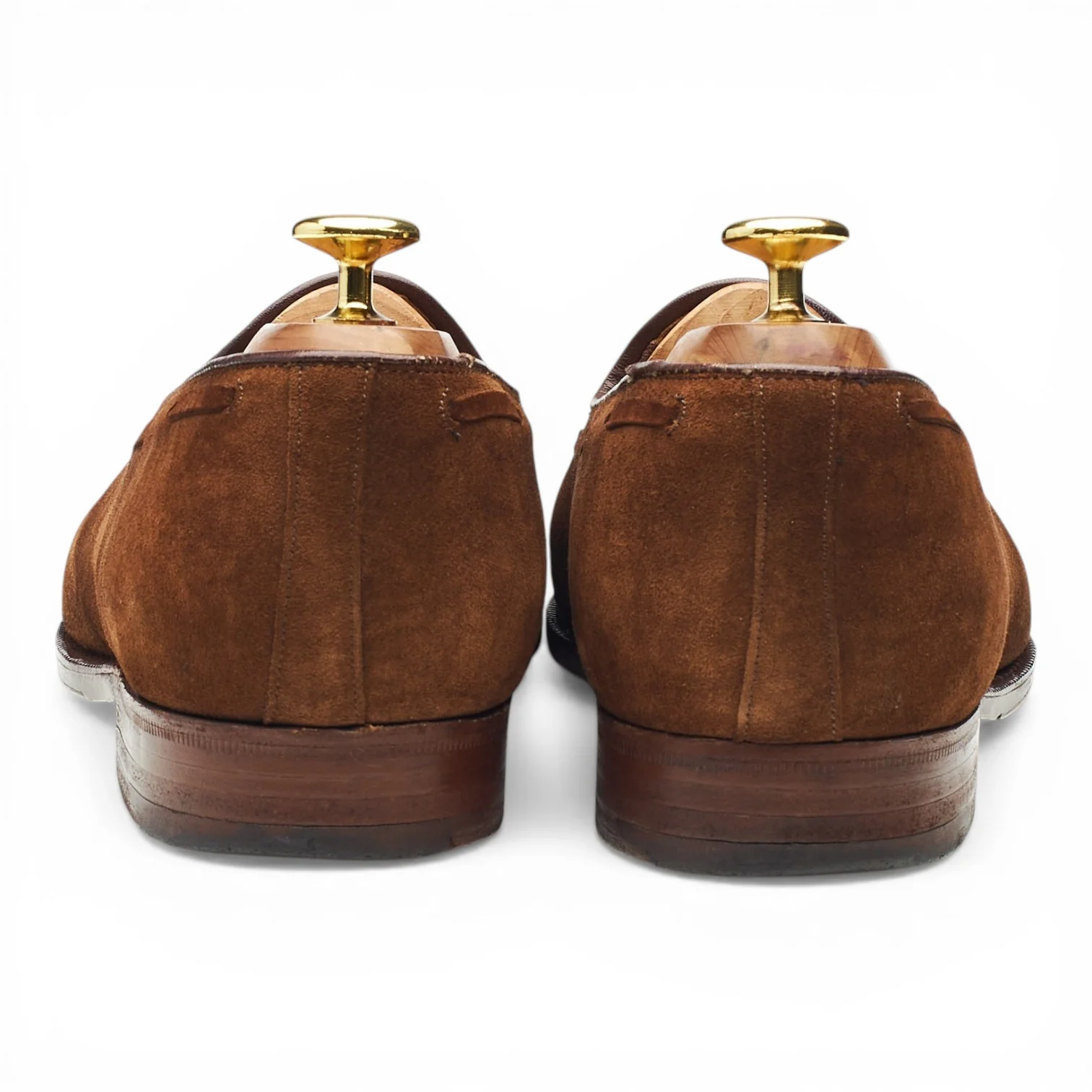 'Keats' Brown Suede Tassel Loafers UK 8 F - Image 4