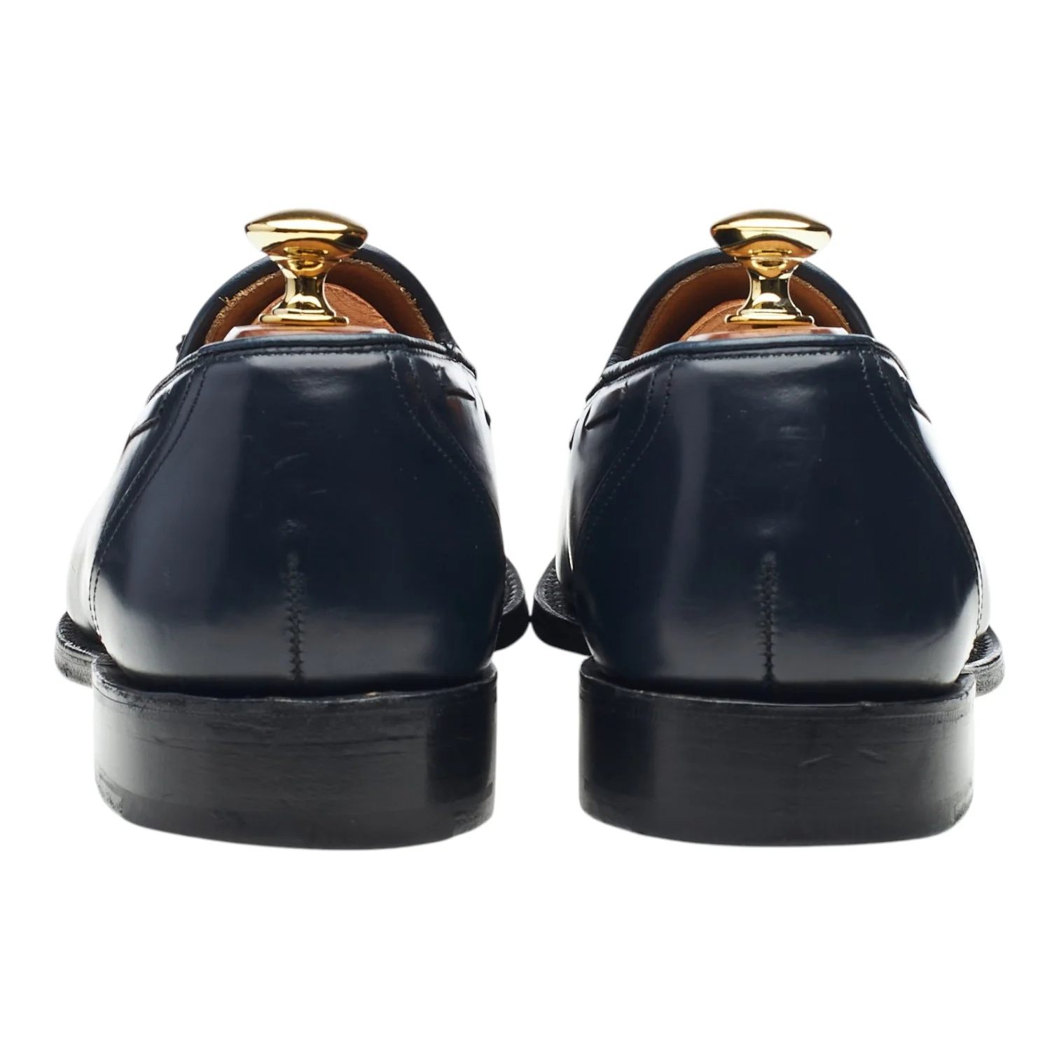 'Kingsley 2' Navy Blue Leather Tassel Loafers UK 6 G - Image 4