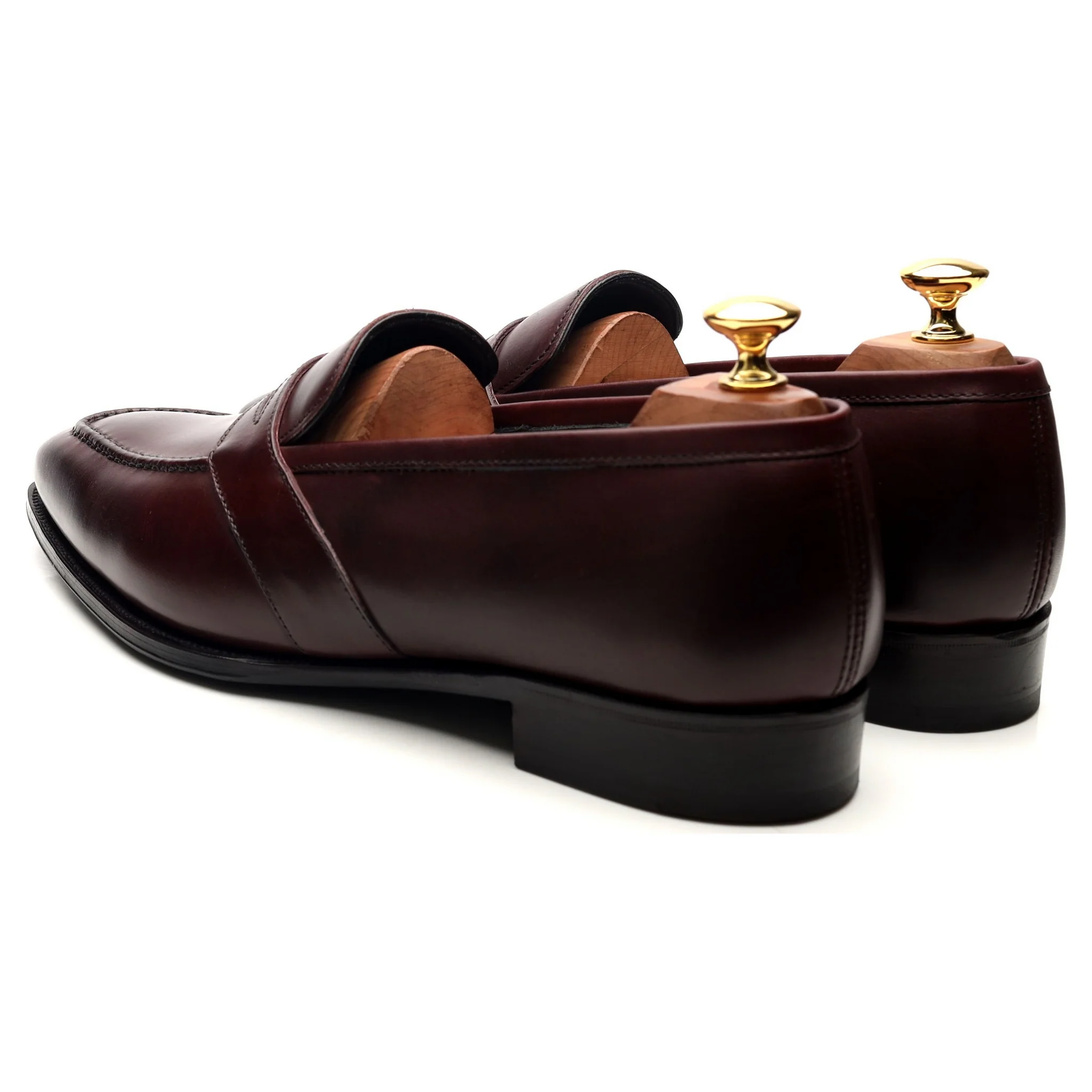 Kingsman Burgundy Apron Loafers UK 9 E - Image 3