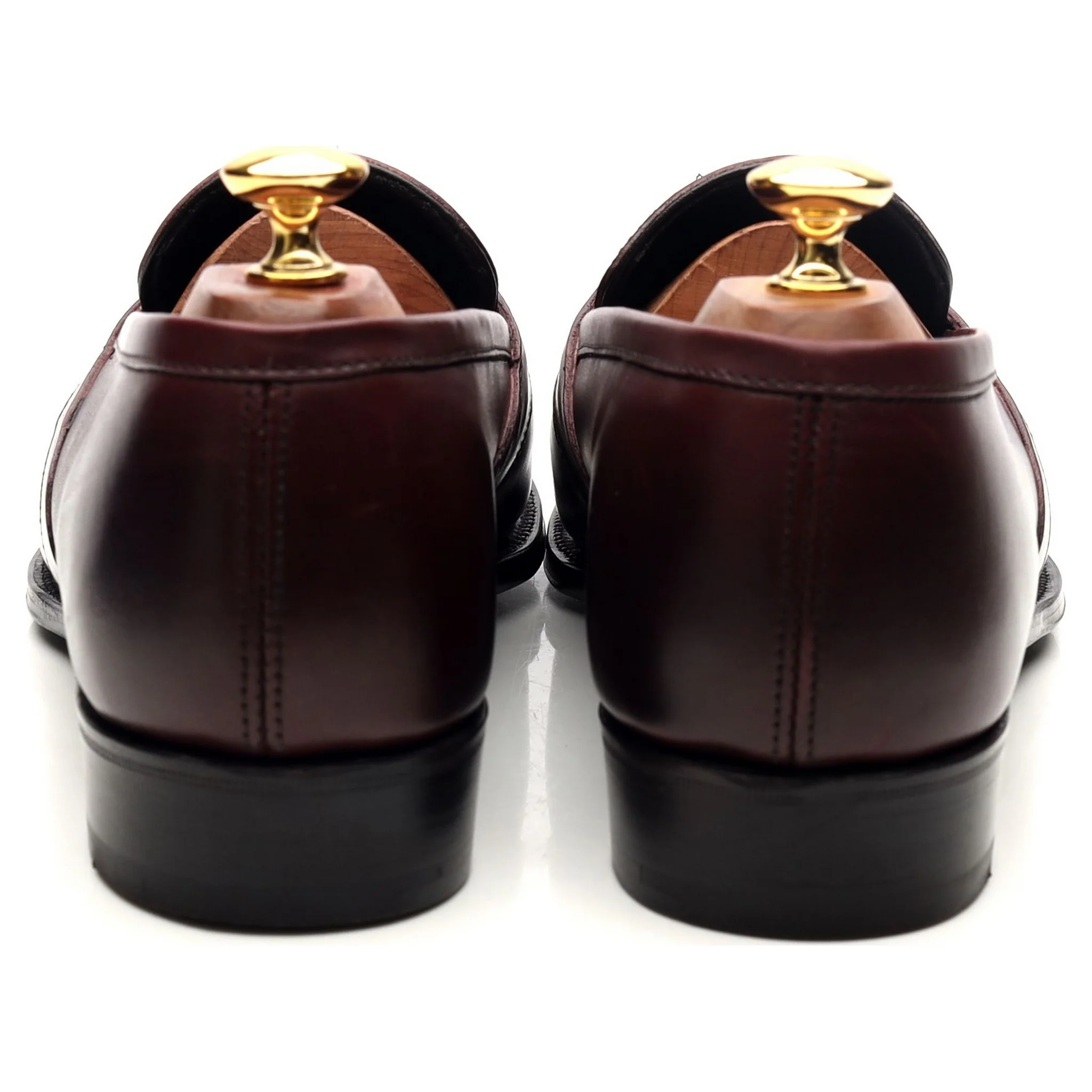 Kingsman Burgundy Apron Loafers UK 9 E - Image 4