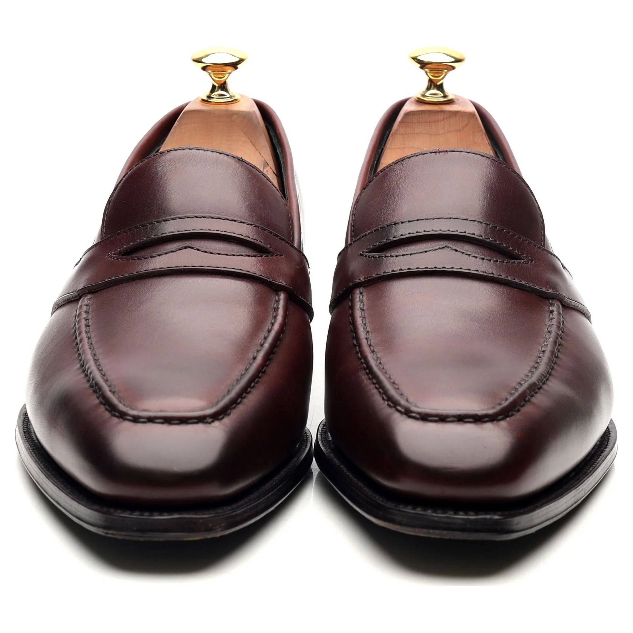 Kingsman Burgundy Apron Loafers UK 9 E - Image 8