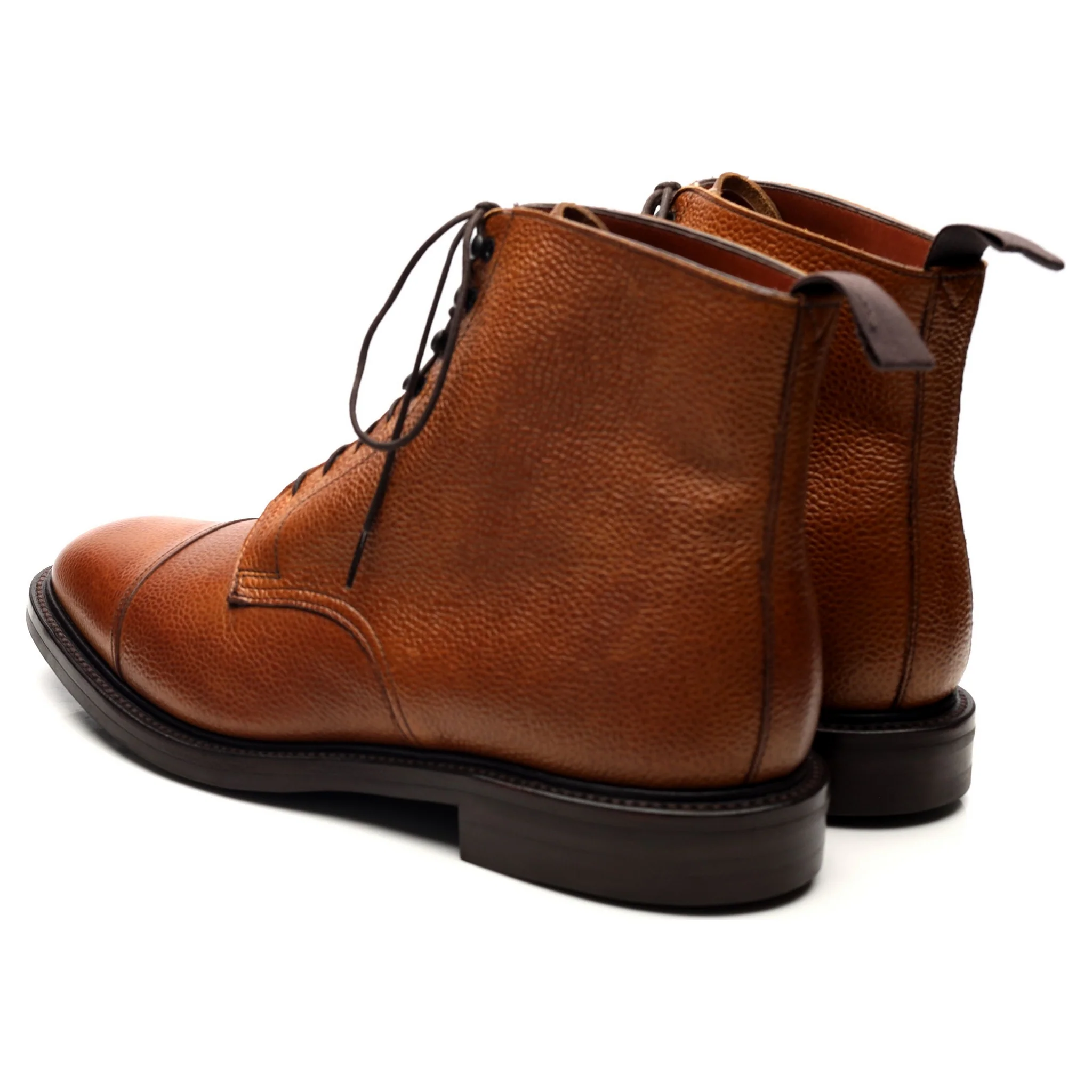 Kingsman 'Taron' Tan Brown Leather Boots UK 10 E - Image 3
