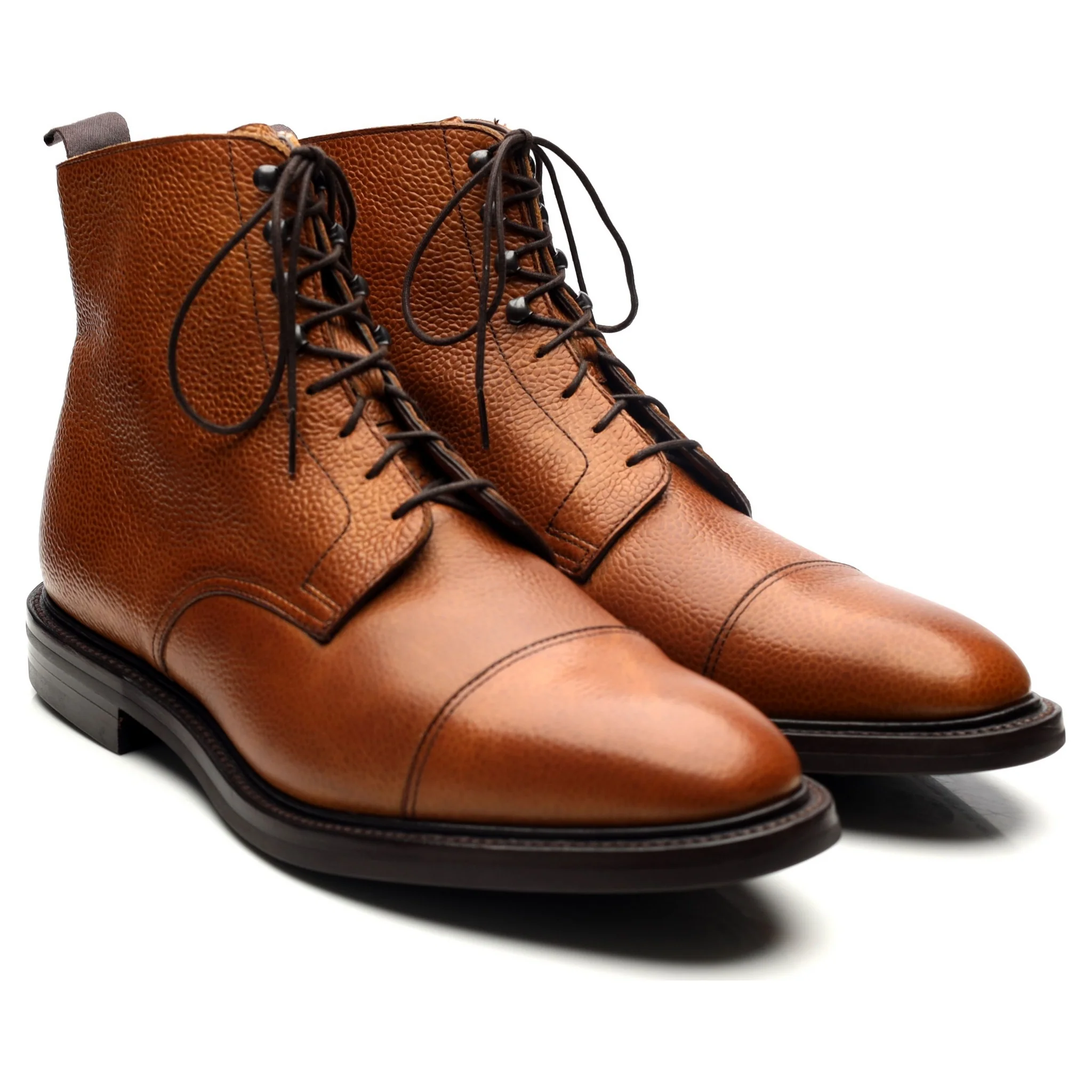 Kingsman 'Taron' Tan Brown Leather Boots UK 10 E - Image 7