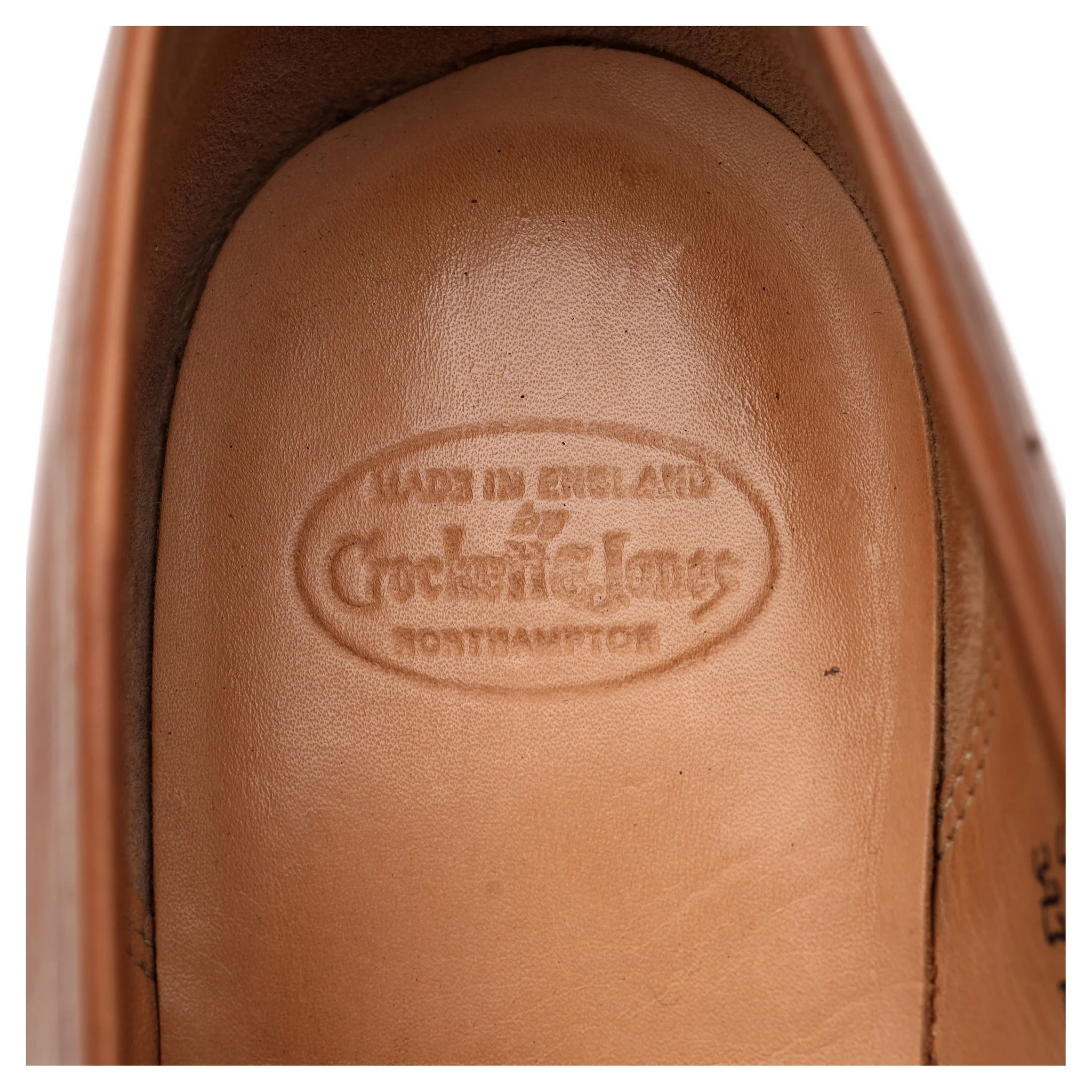 'Kingston' Tan Brown Leather Penny Loafers UK 10 E - Image 6