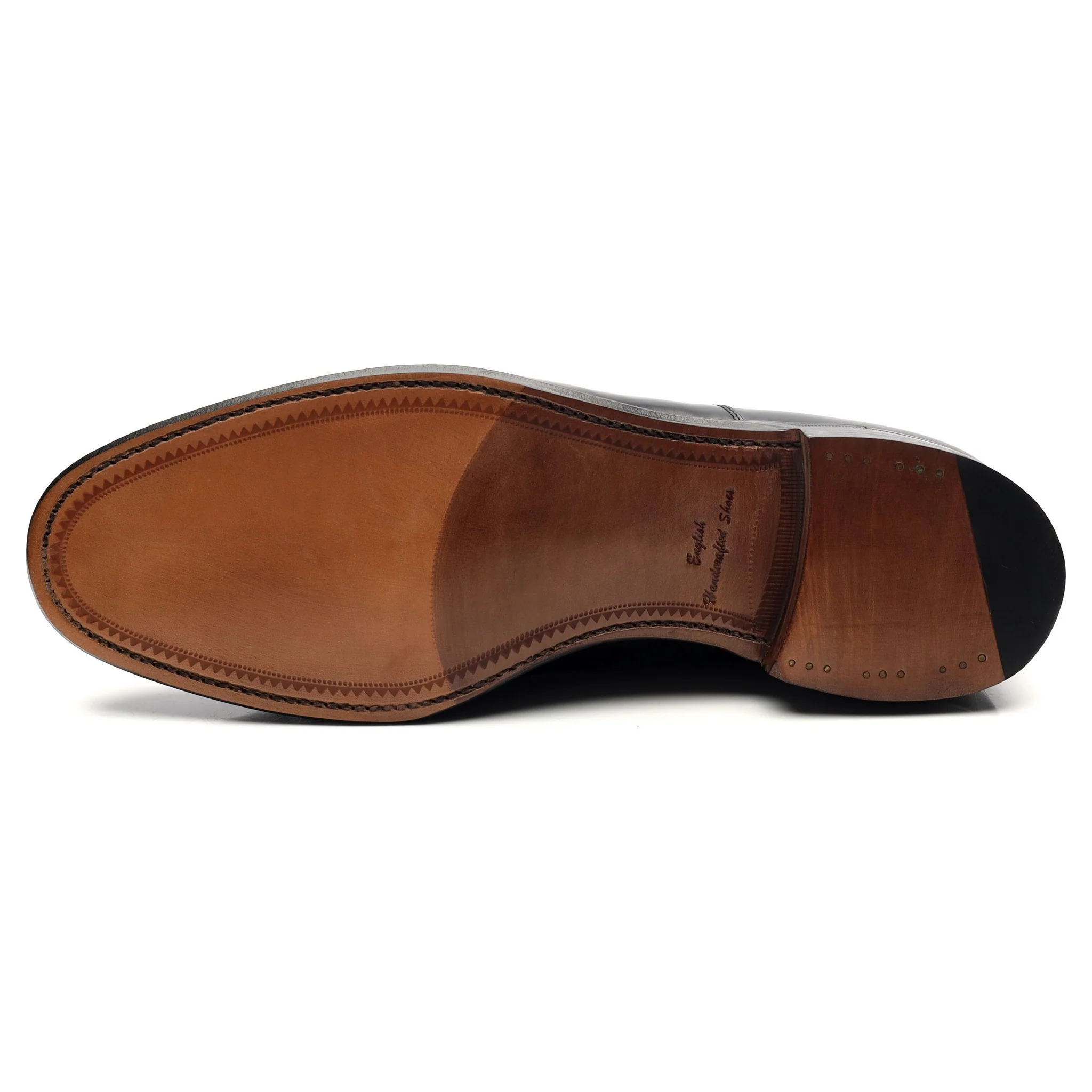 'Knightsbridge' Black Leather Oxford UK 10 F - Image 10