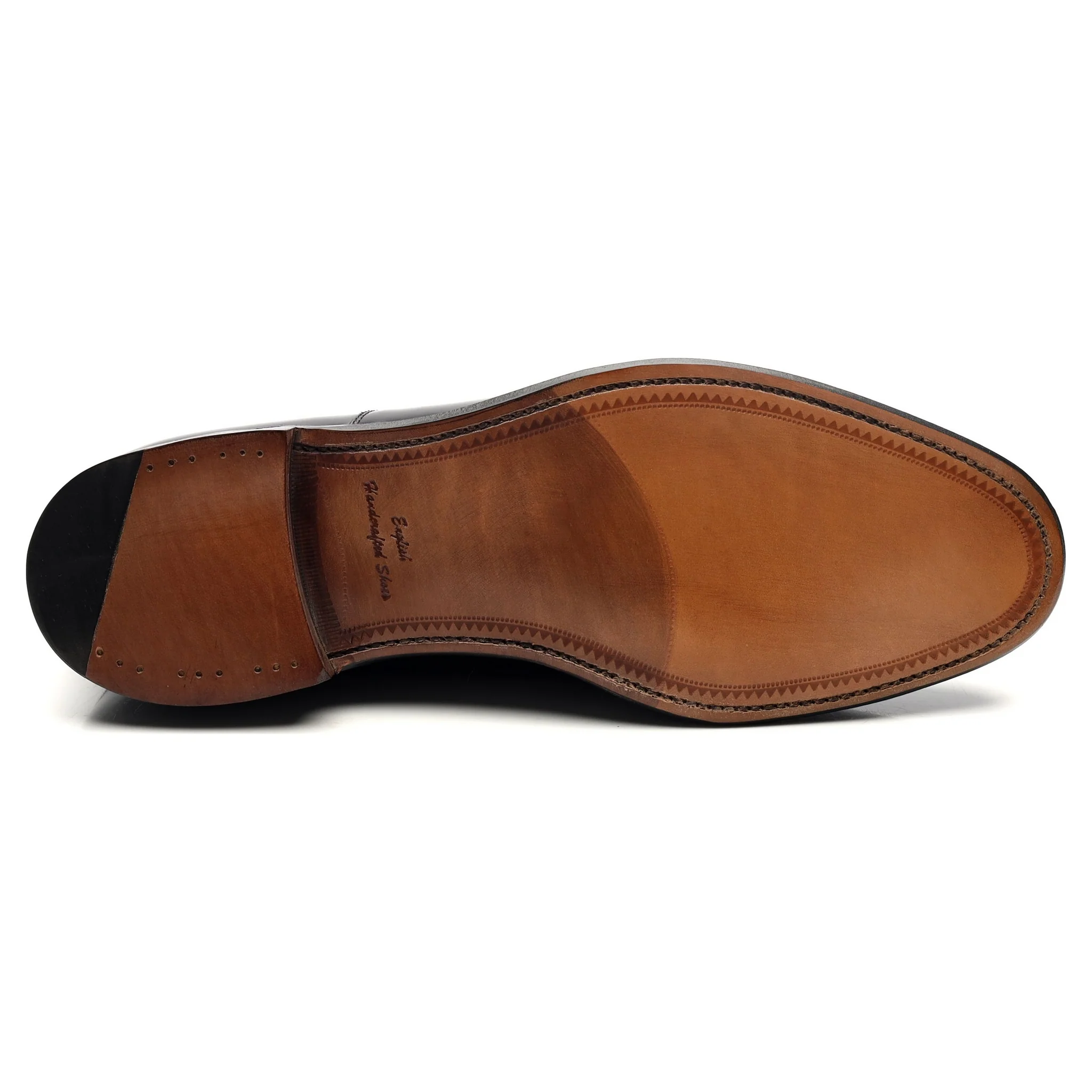 'Knightsbridge' Black Leather Oxford UK 10 F - Image 11