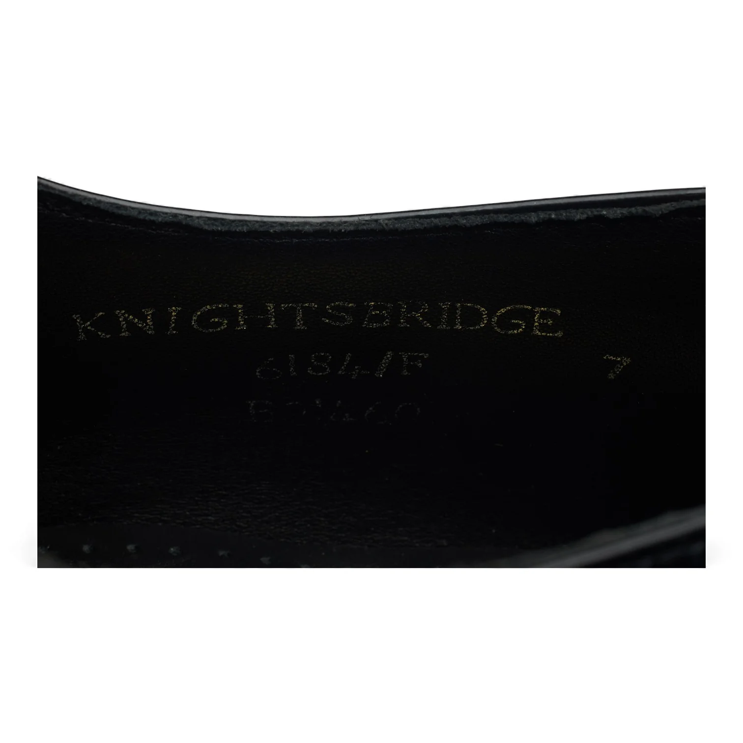 'Knightsbridge' Black Patent Leather Oxford UK 7 F - Image 7