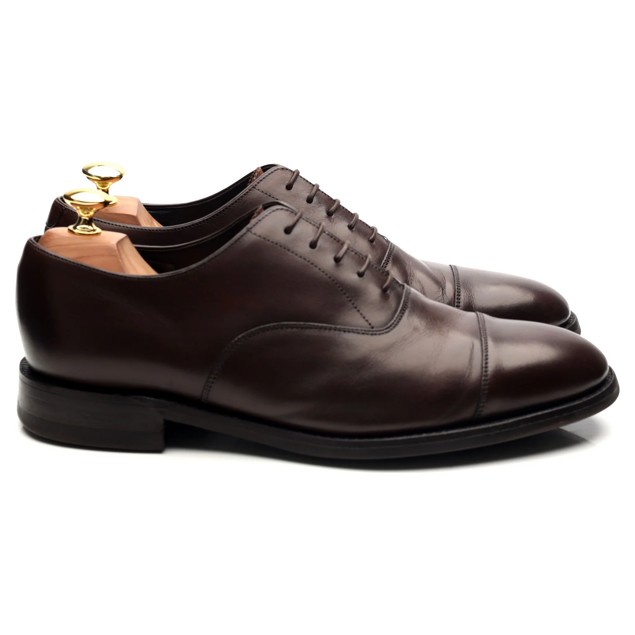 'Knightsbridge' Dark Brown Leather UK 8.5 F - Image 6