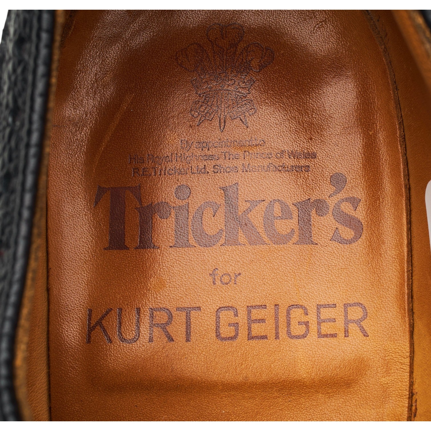 Kurt Geiger Black & White Grain Leather Spectator Brogues UK 9 - Image 6
