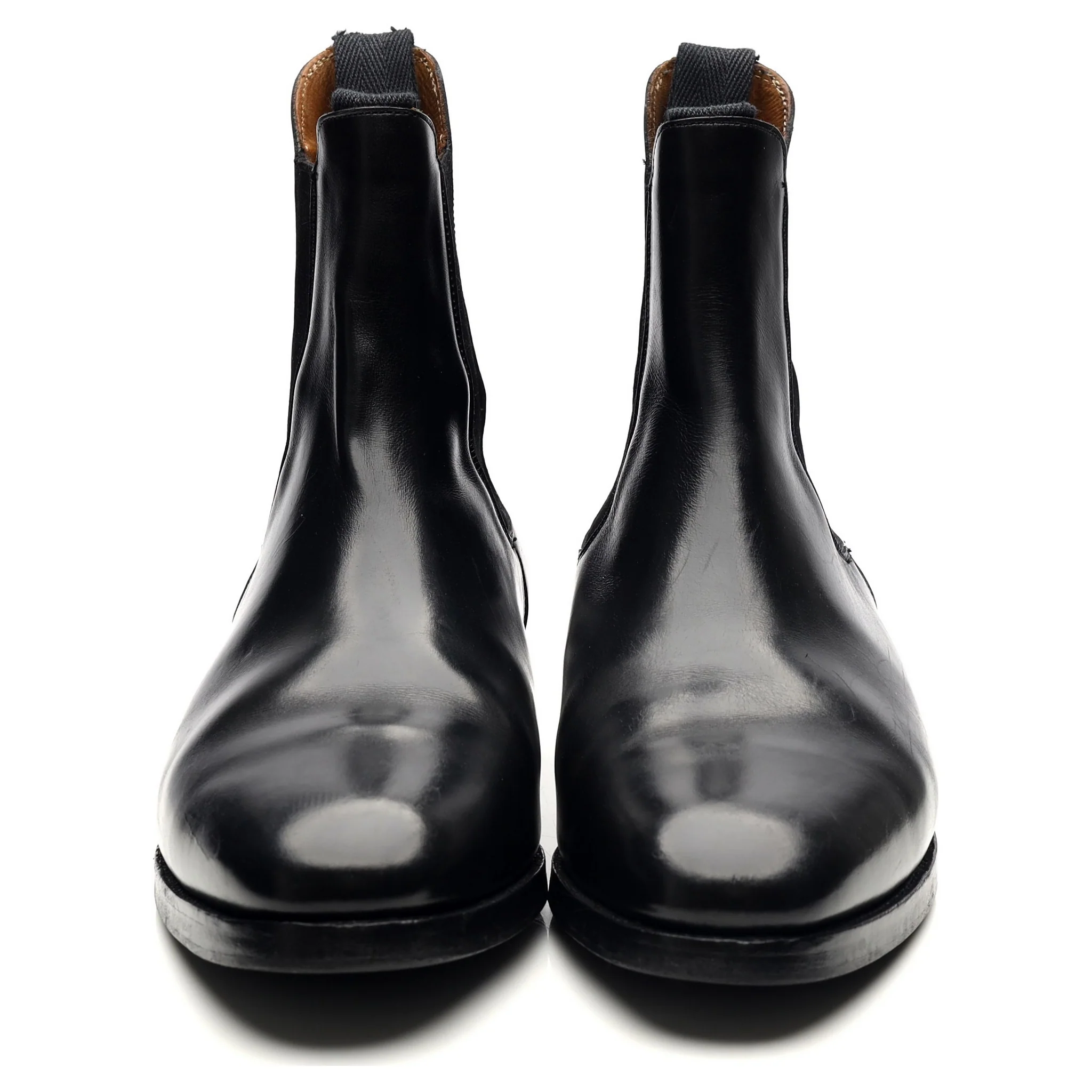 'Lambourn' Black Leather Chelsea Boots UK 9 - Image 8