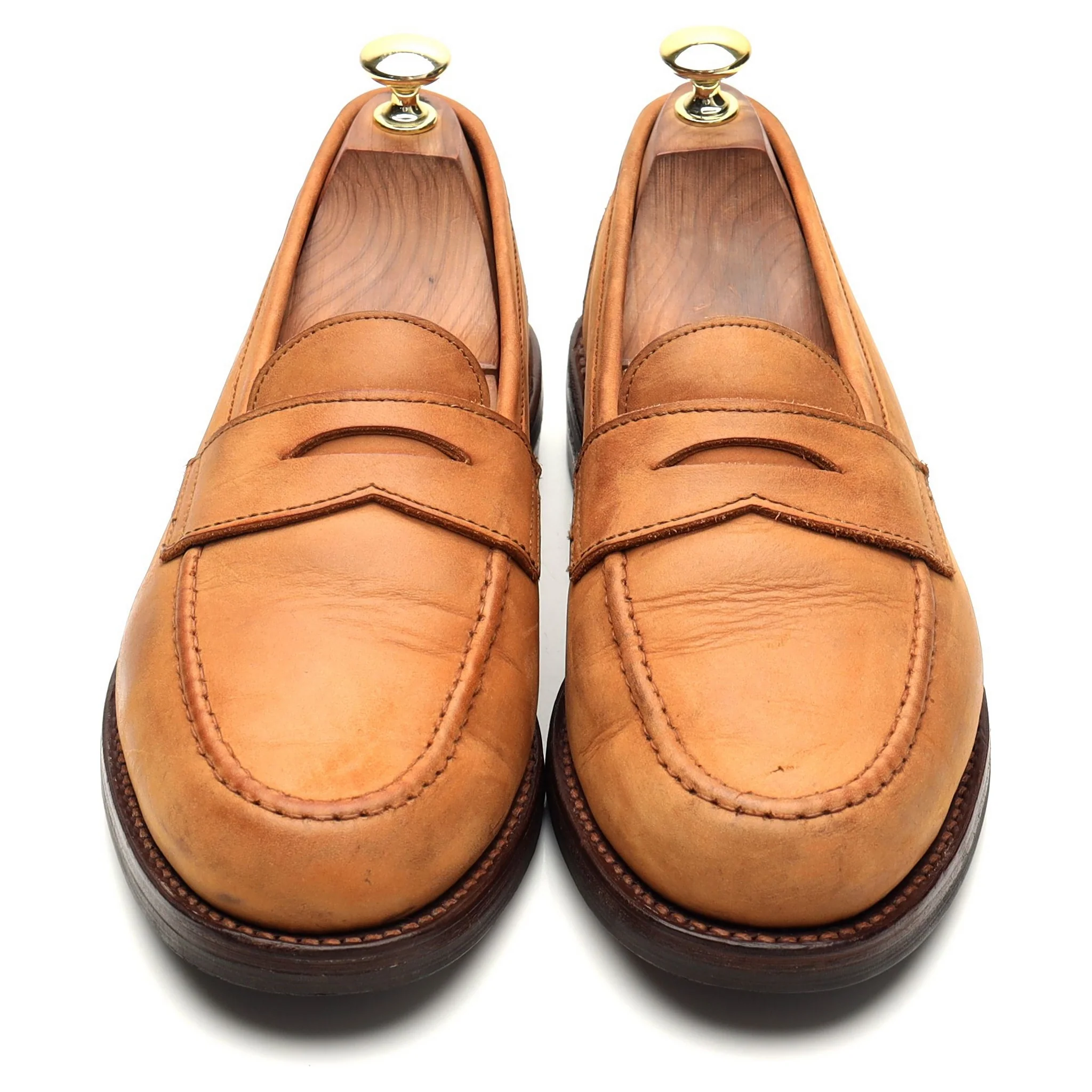 'Lancing' Tan Brown Nubuck Loafers UK 7.5 E - Image 2