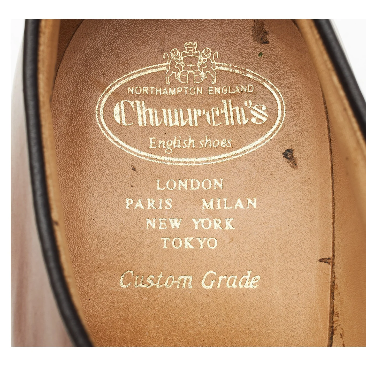 'Lapworth' Tan Brown Leather Oxford UK 12 F - Image 6