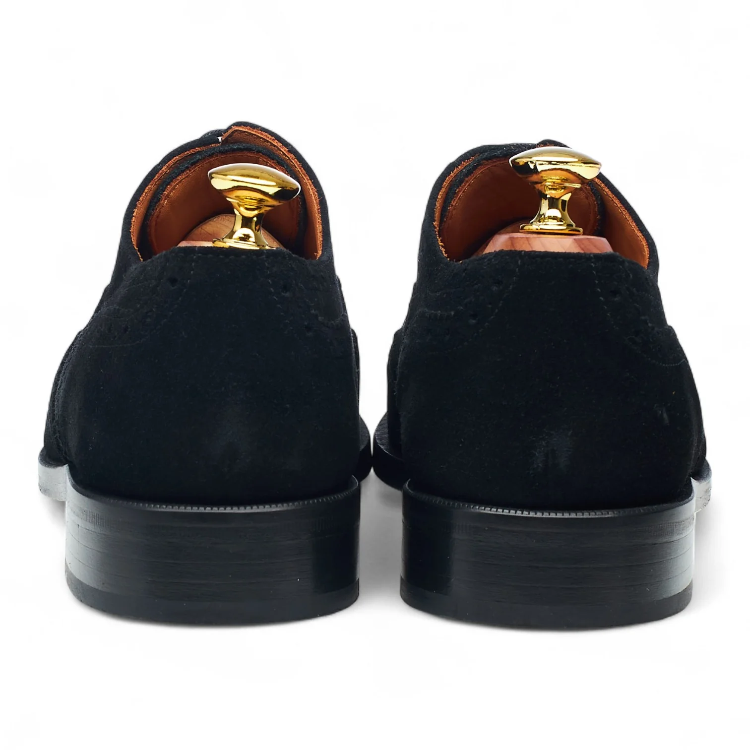 'Lark' Black Suede Oxford Brogues UK 7 - Image 4