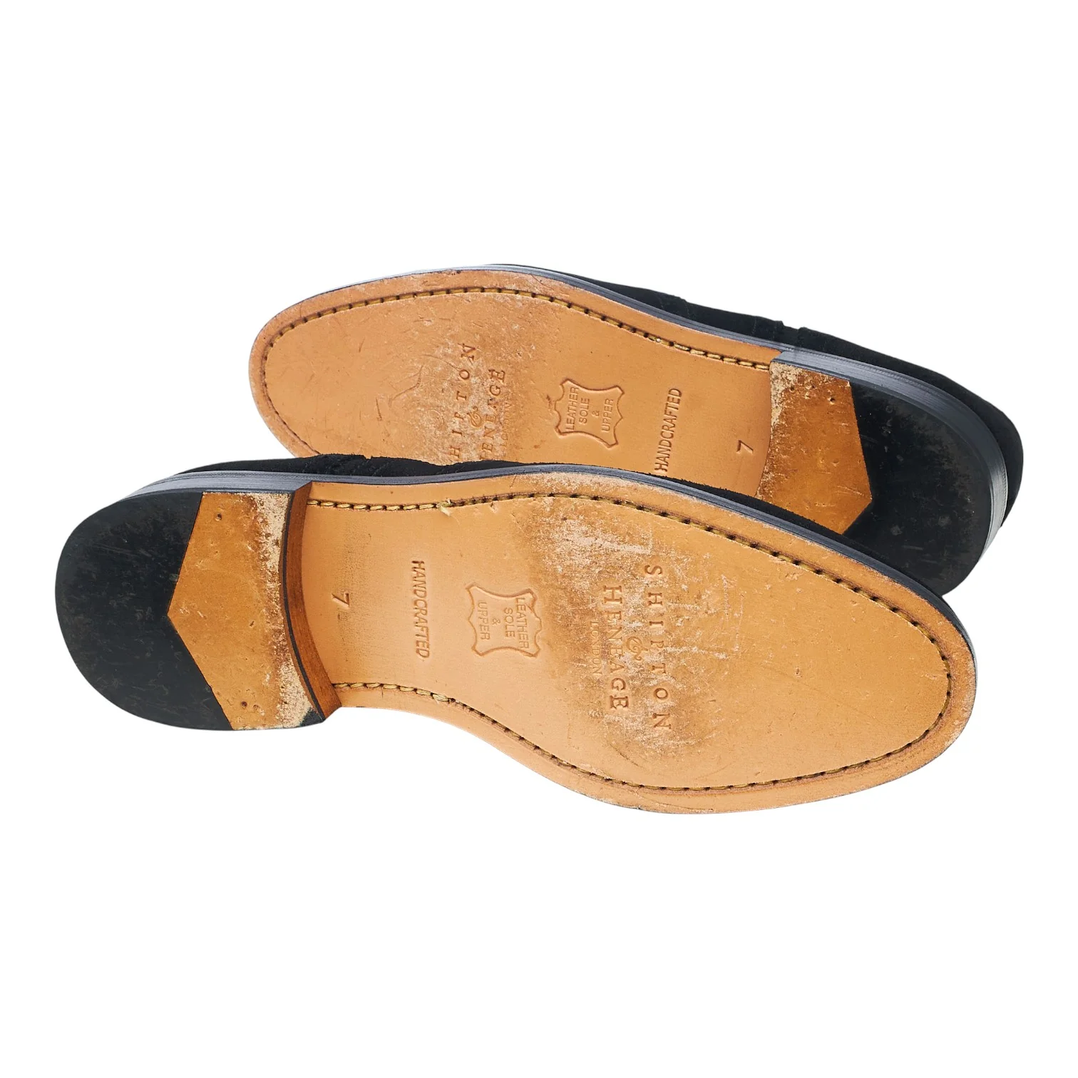 'Lark' Black Suede Oxford Brogues UK 7 - Image 5