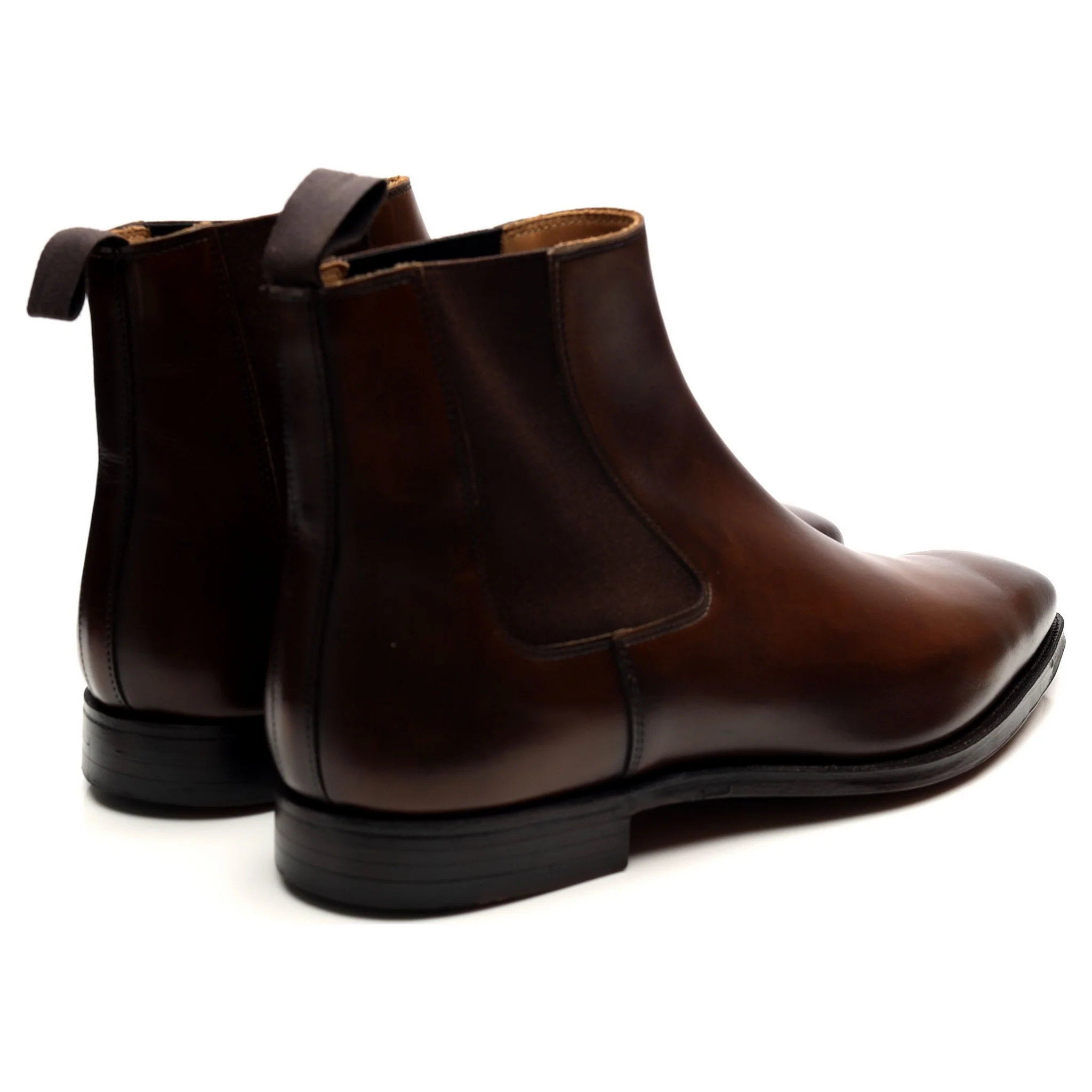 'Lingfield' Dark Brown Leather Chelsea Boots UK 9 E - Image 5