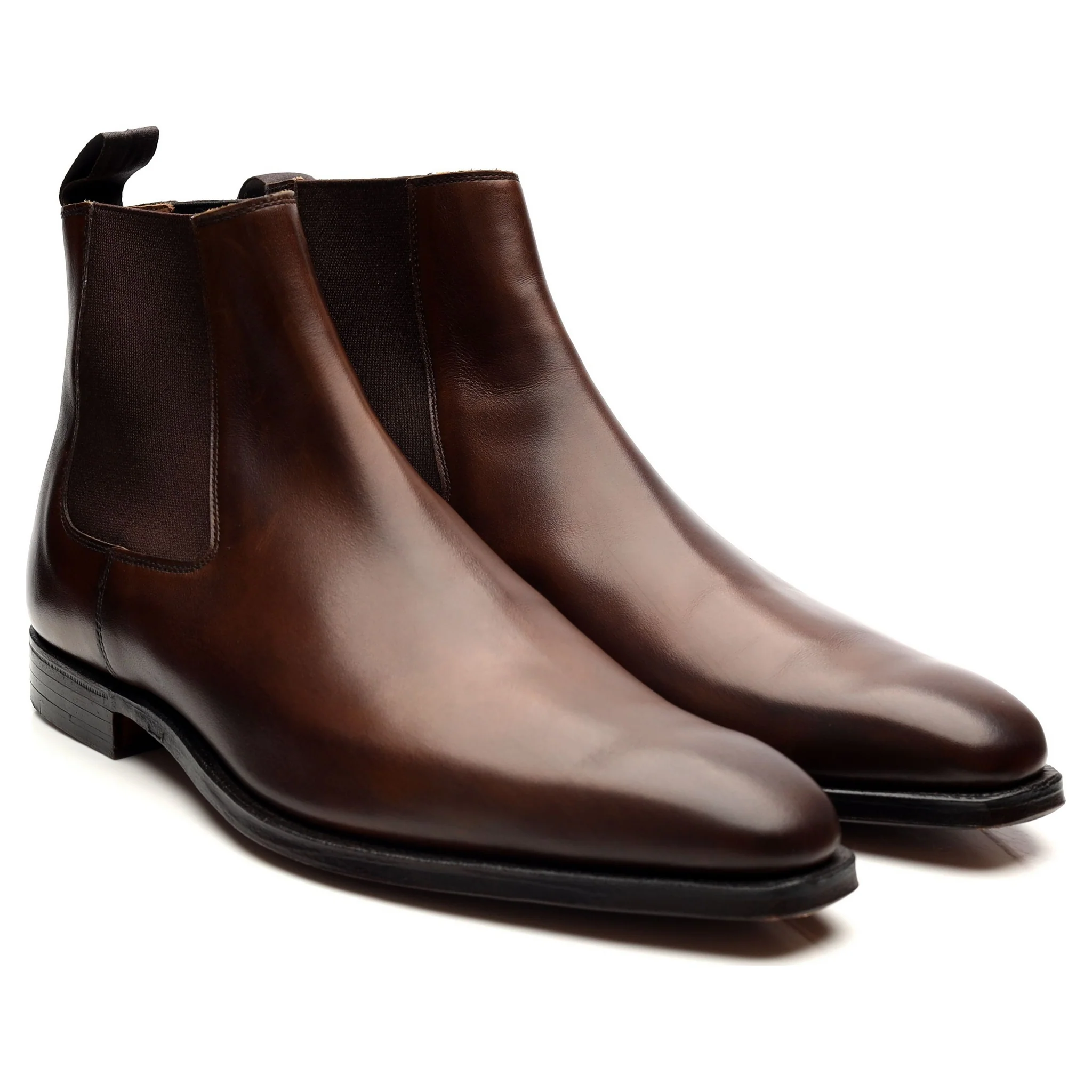 'Lingfield' Dark Brown Leather Chelsea Boots UK 9 E - Image 7