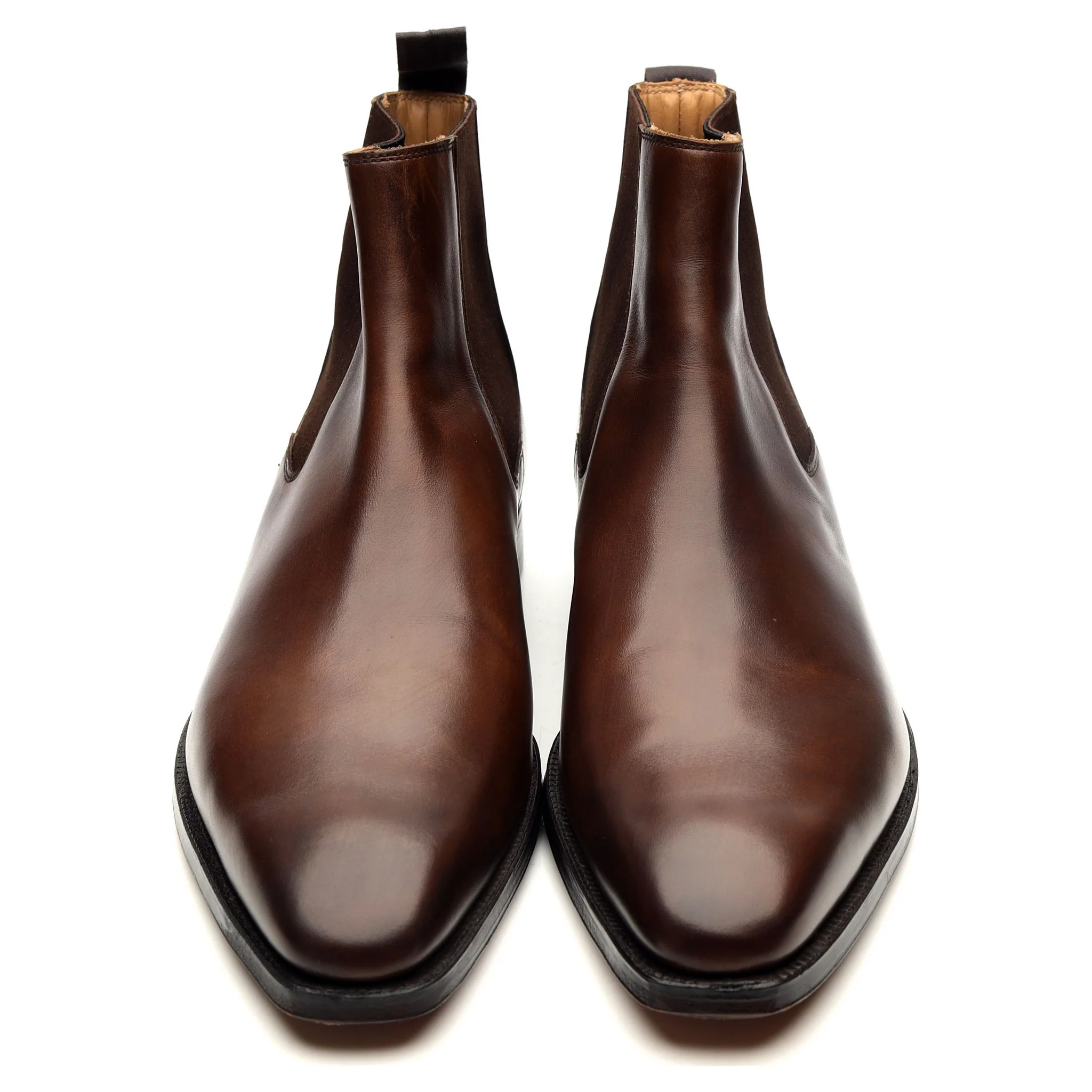 'Lingfield' Dark Brown Leather Chelsea Boots UK 9 E - Image 9