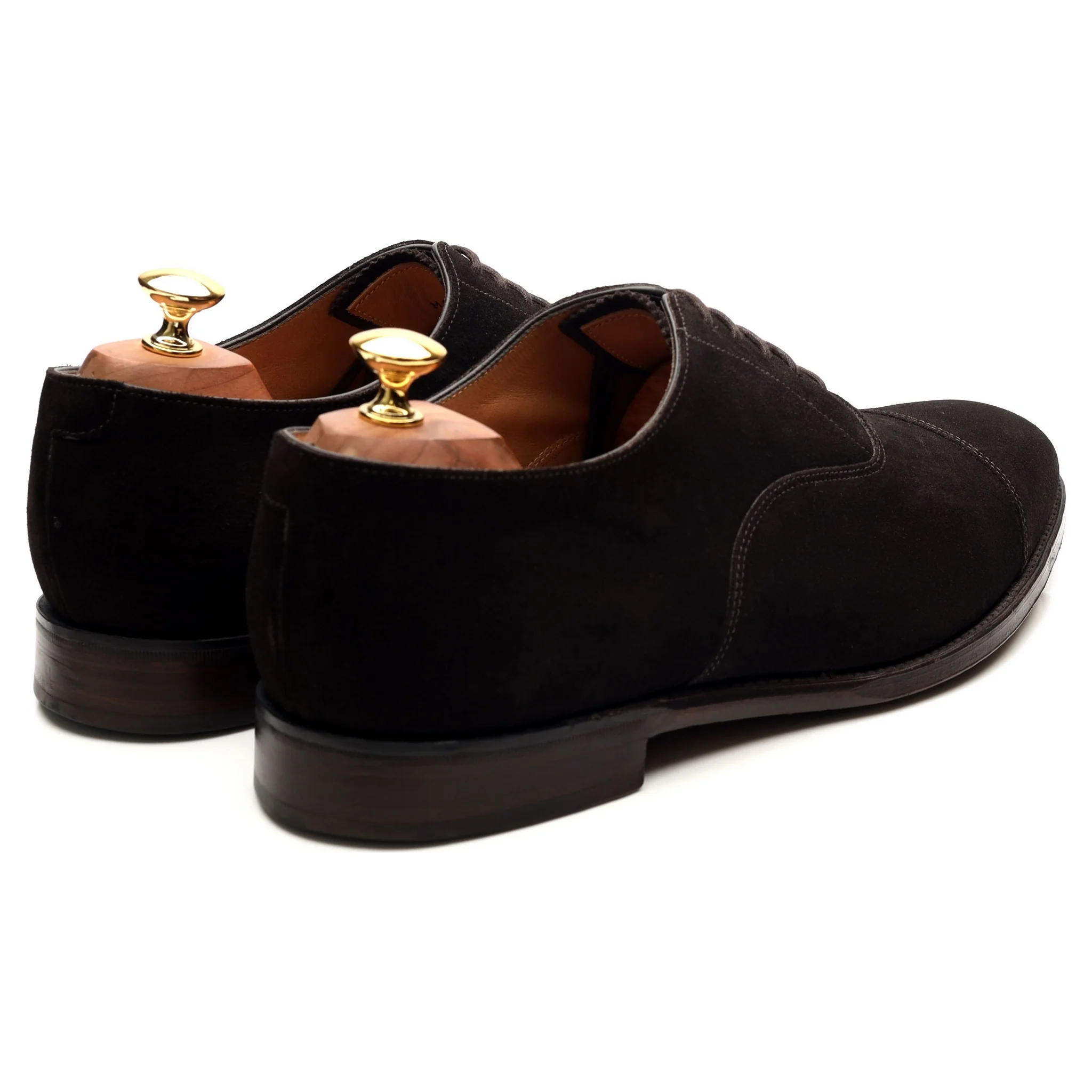 1880 'Aldwych' Dark Brown Suede Oxford UK 10 F - Image 5