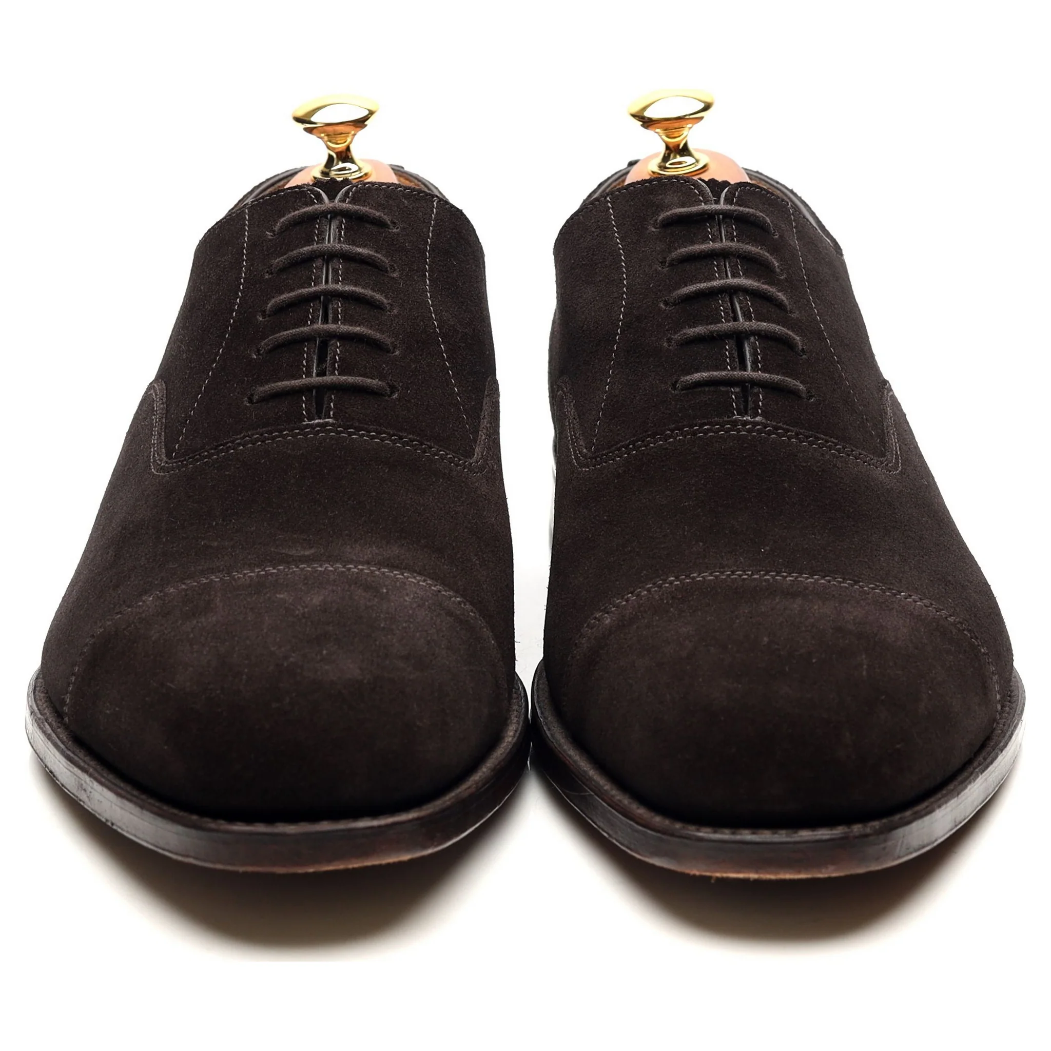 1880 'Aldwych' Dark Brown Suede Oxford UK 10 F - Image 8