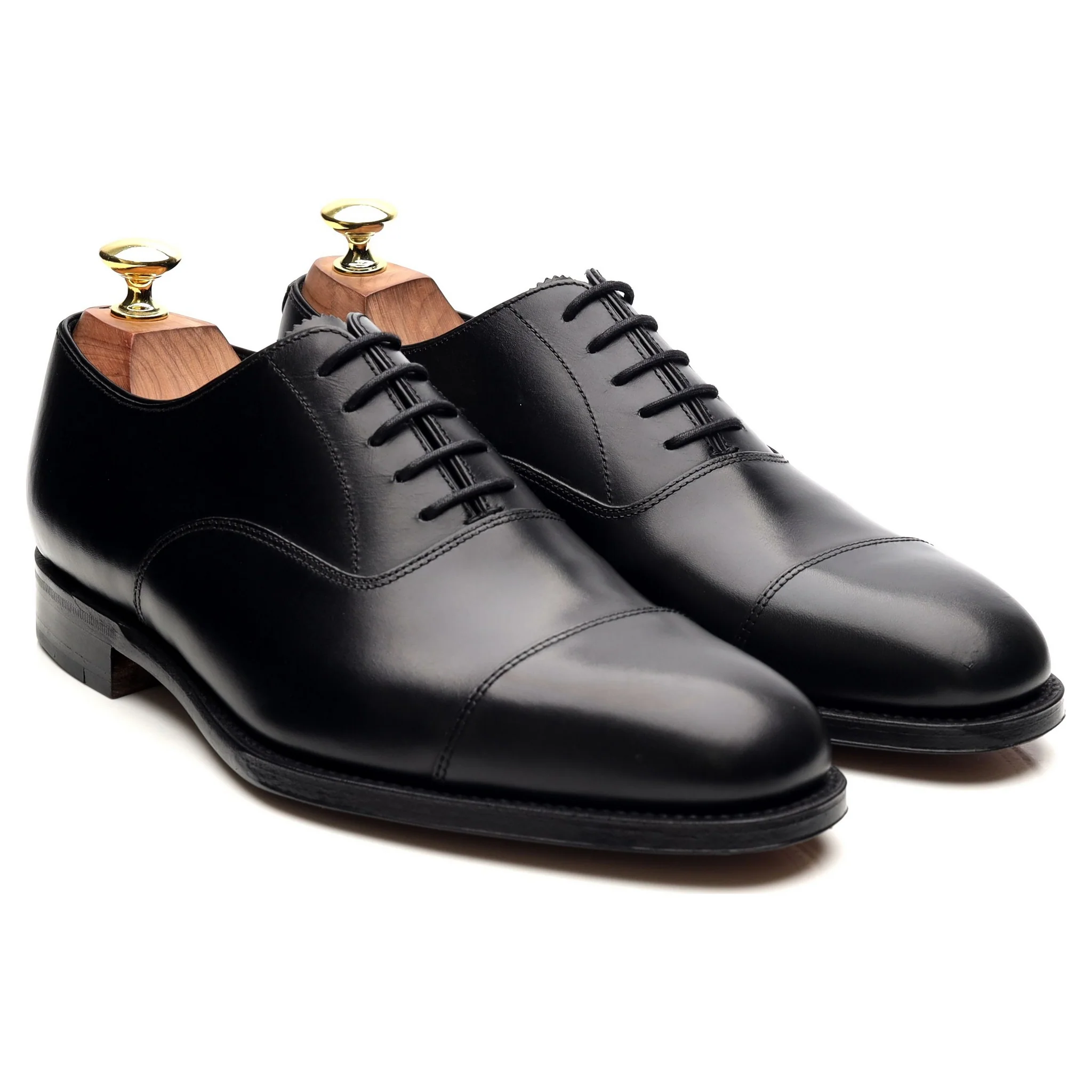 1880 'Aldwych' Black Leather Oxford UK 7 F - Image 8