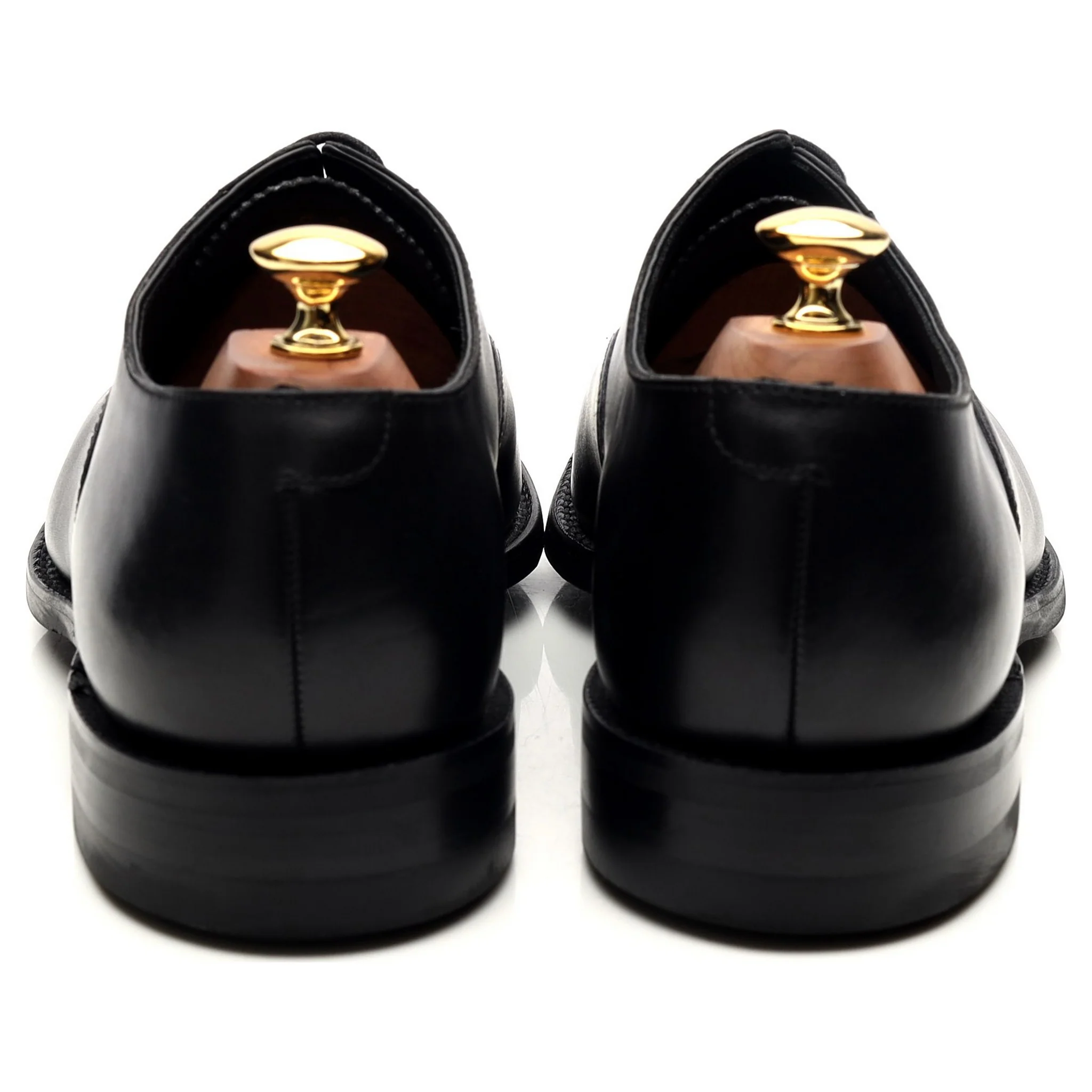 1880 'Aldwych' Black Leather Oxford UK 9 G - Image 4