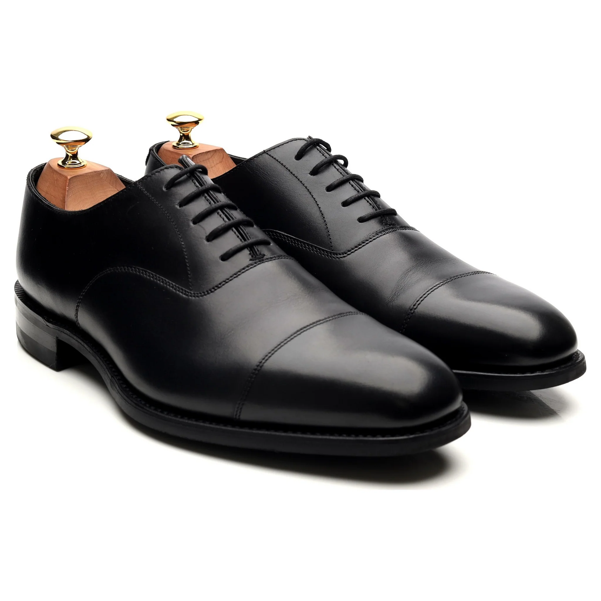 1880 'Aldwych' Black Leather Oxford UK 9 G - Image 7