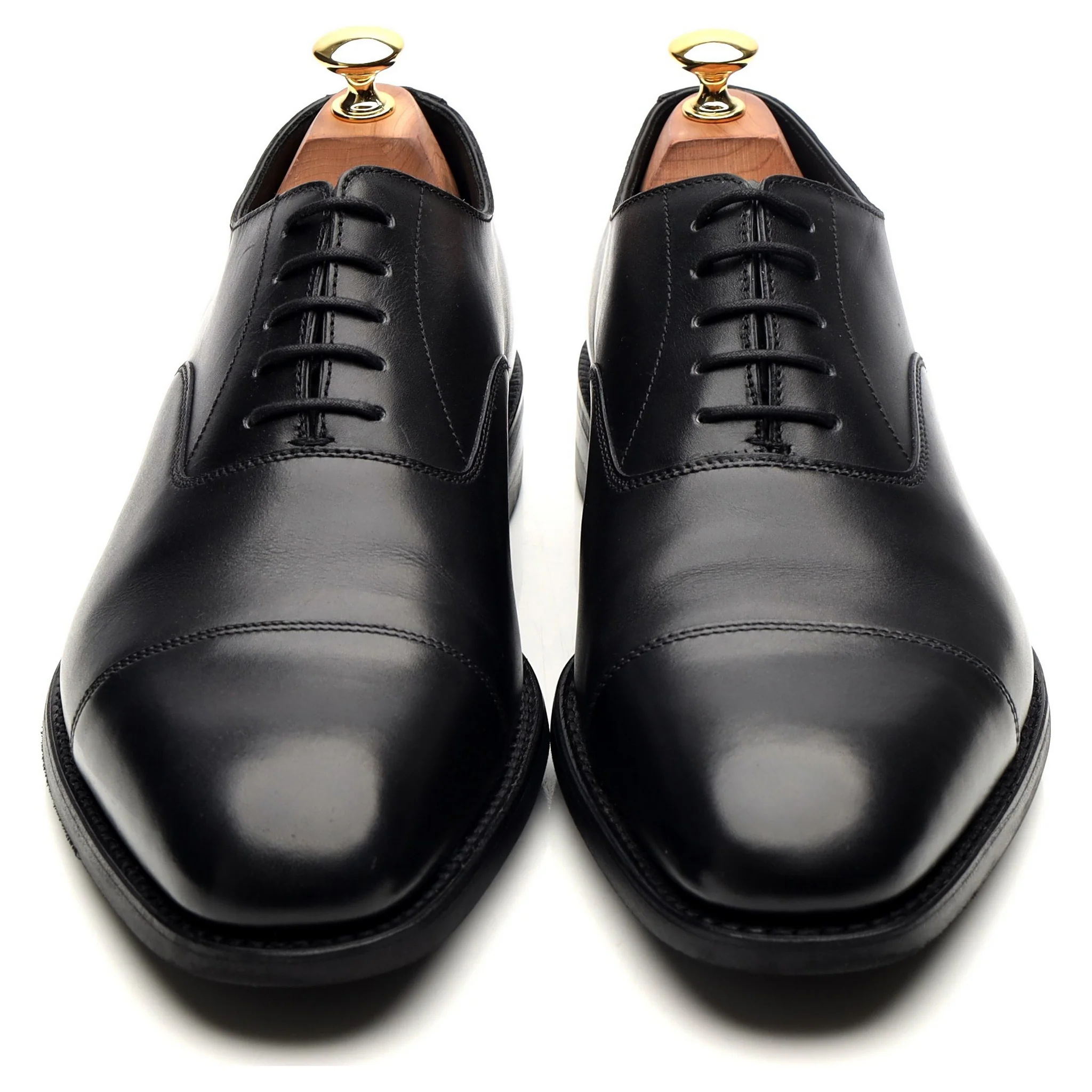 1880 'Aldwych' Black Leather Oxford UK 9 G - Image 9