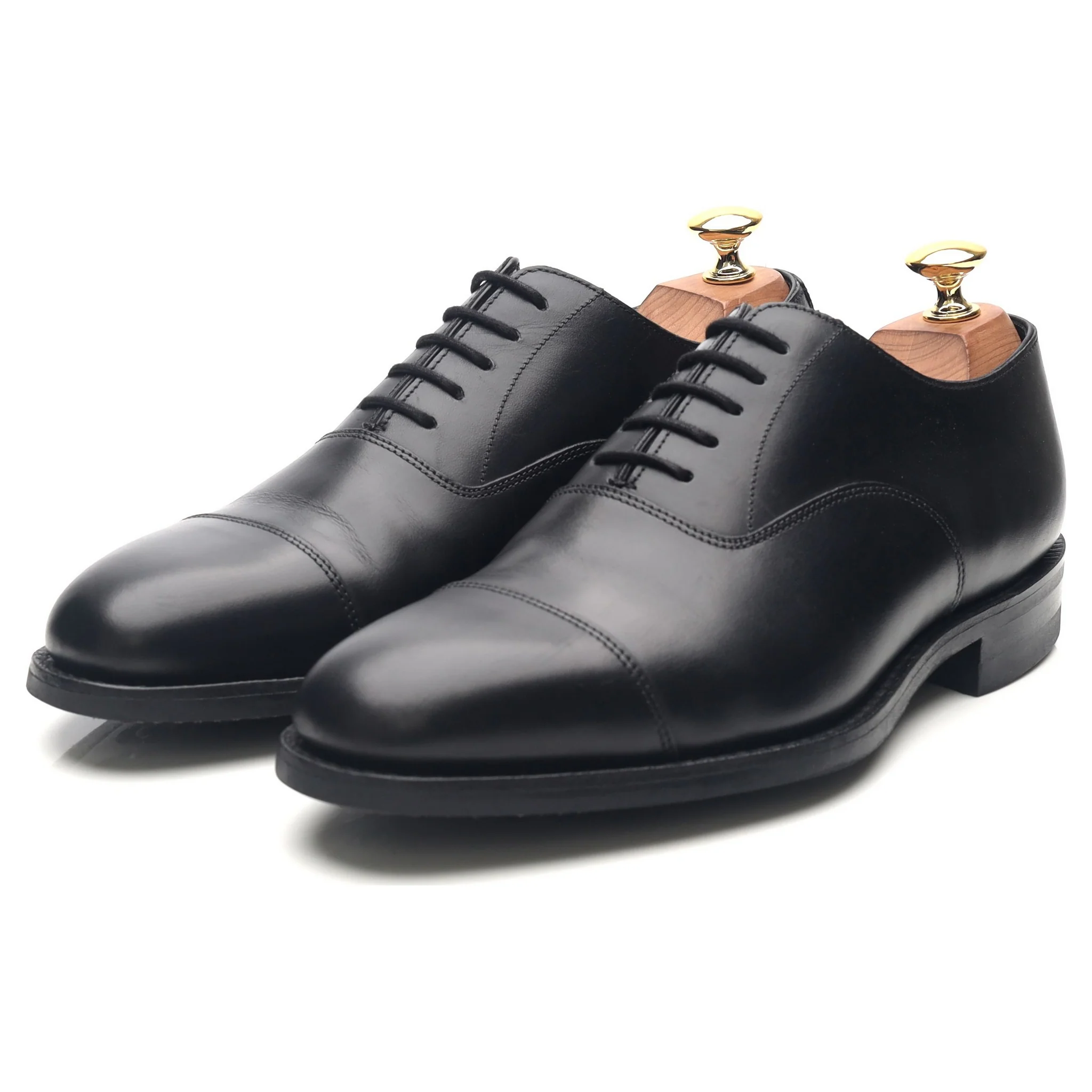1880 'Aldwych' Black Leather Oxford UK 6 F
