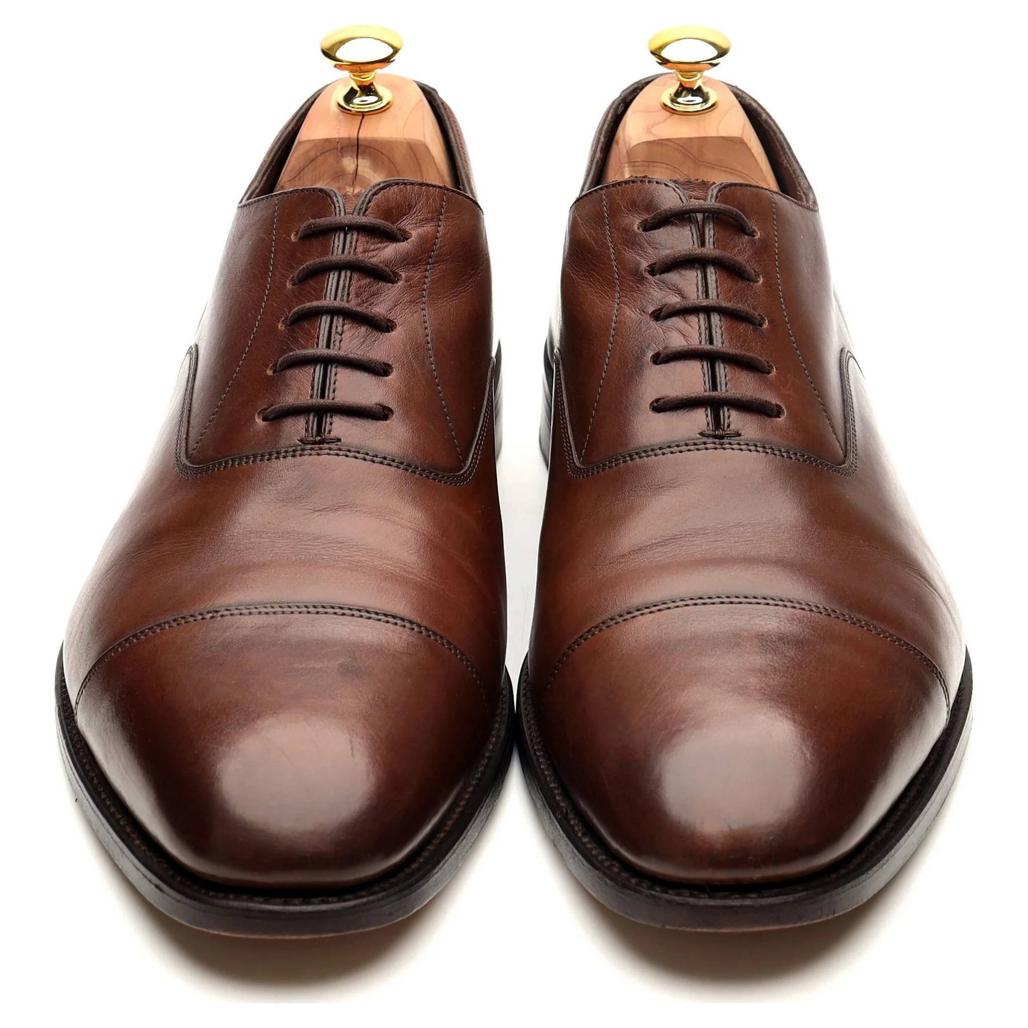 1880 'Aldwych' Dark Brown Leather Oxford UK 11.5 F - Image 9