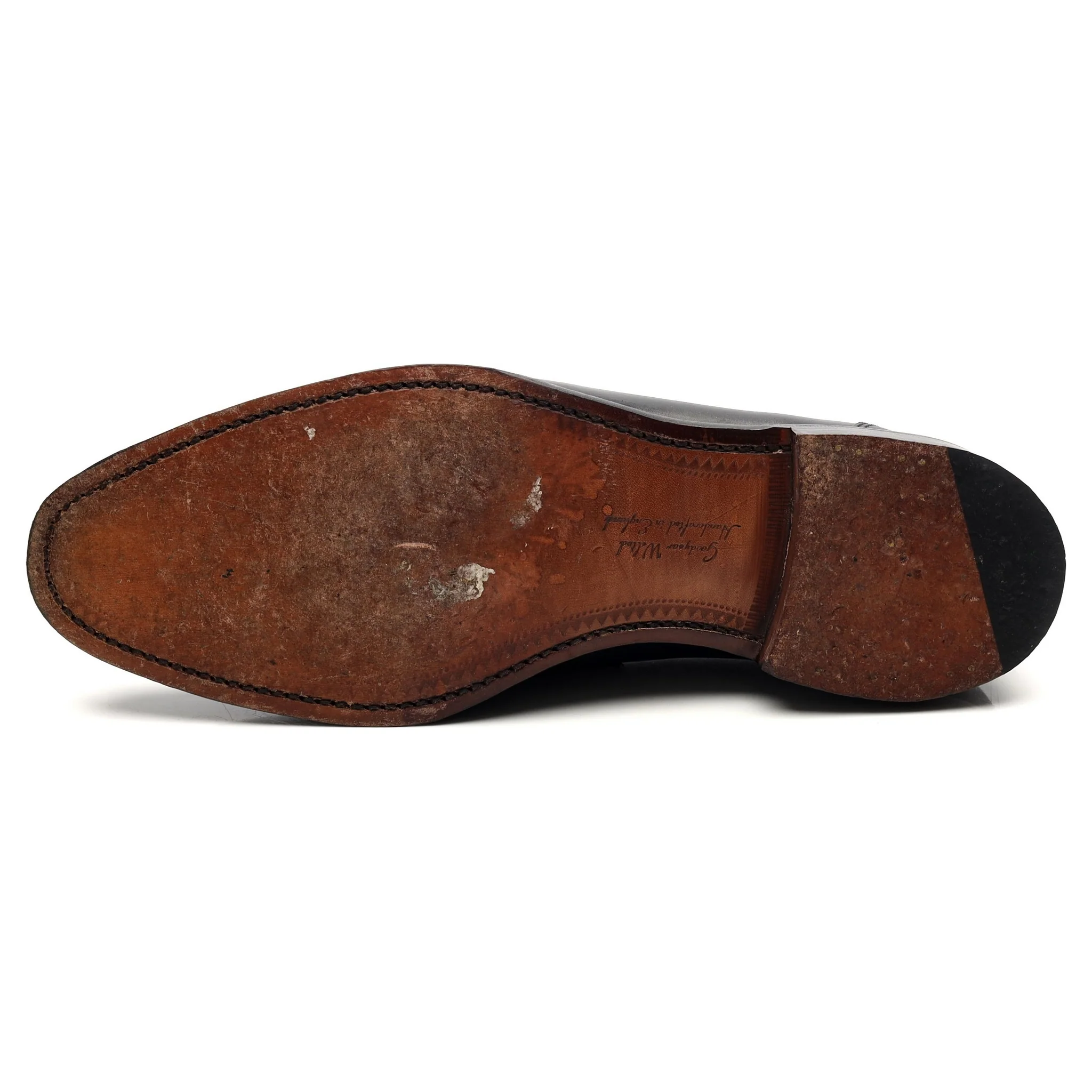 1880 Legacy 'Anson' Black Leather Loafers UK 7.5 F - Image 10