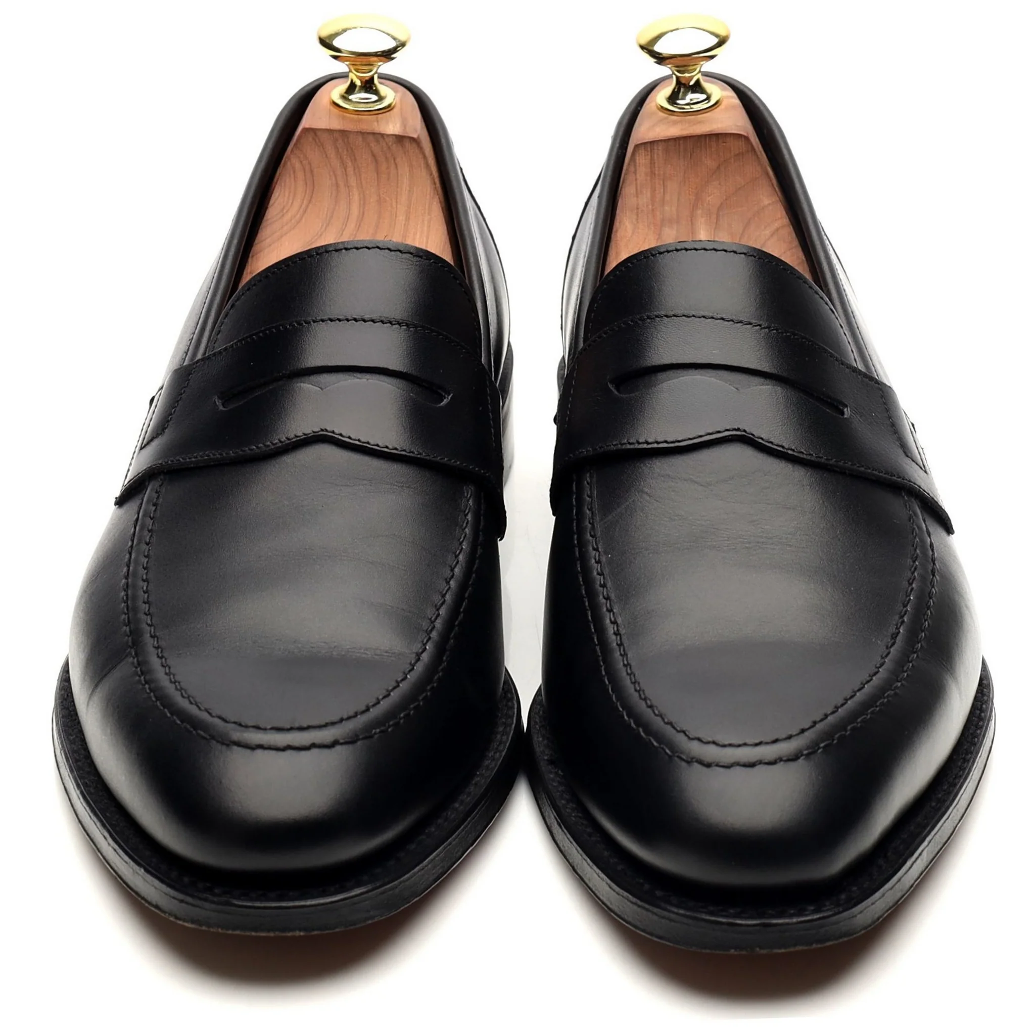 1880 Legacy 'Anson' Black Leather Loafers UK 7.5 F - Image 9