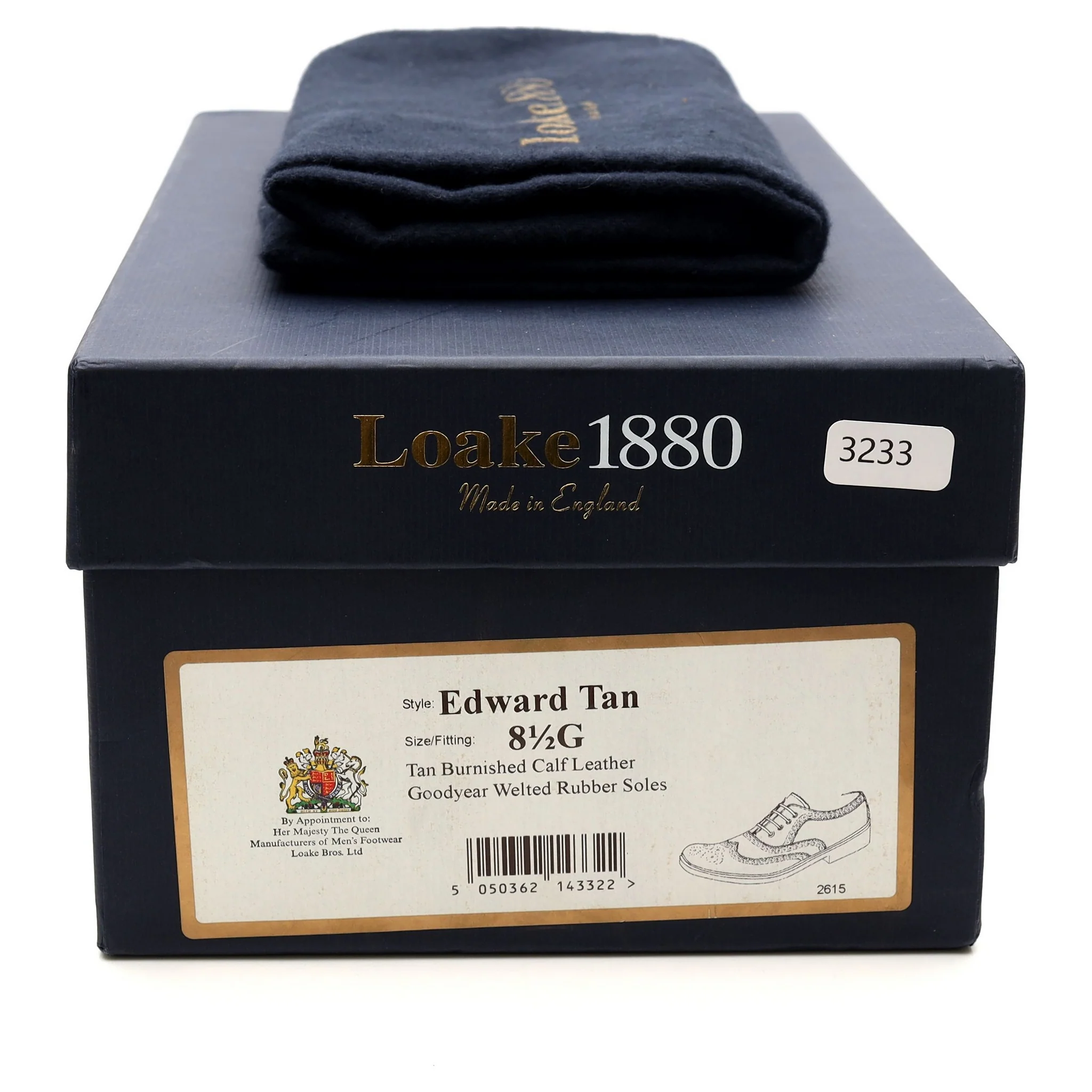 1880 'Edward' Tan Brown Leather Brogues UK 8.5 G - Image 14