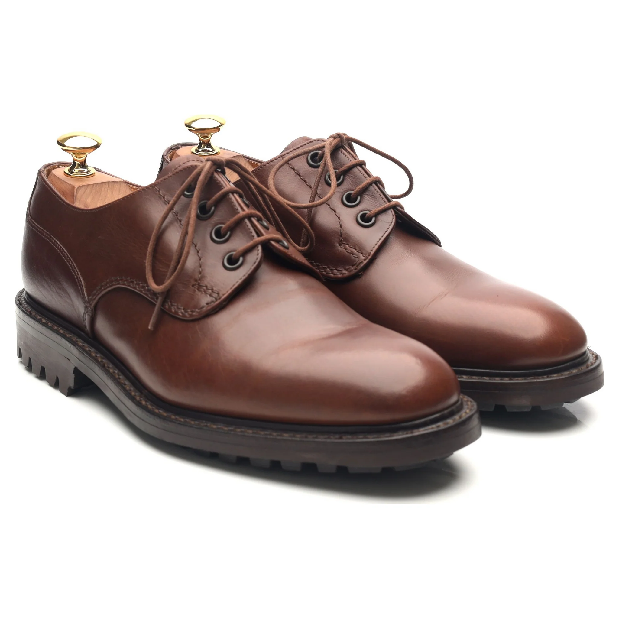 'Epsom' Brown Leather Derby UK 6.5 F - Image 7