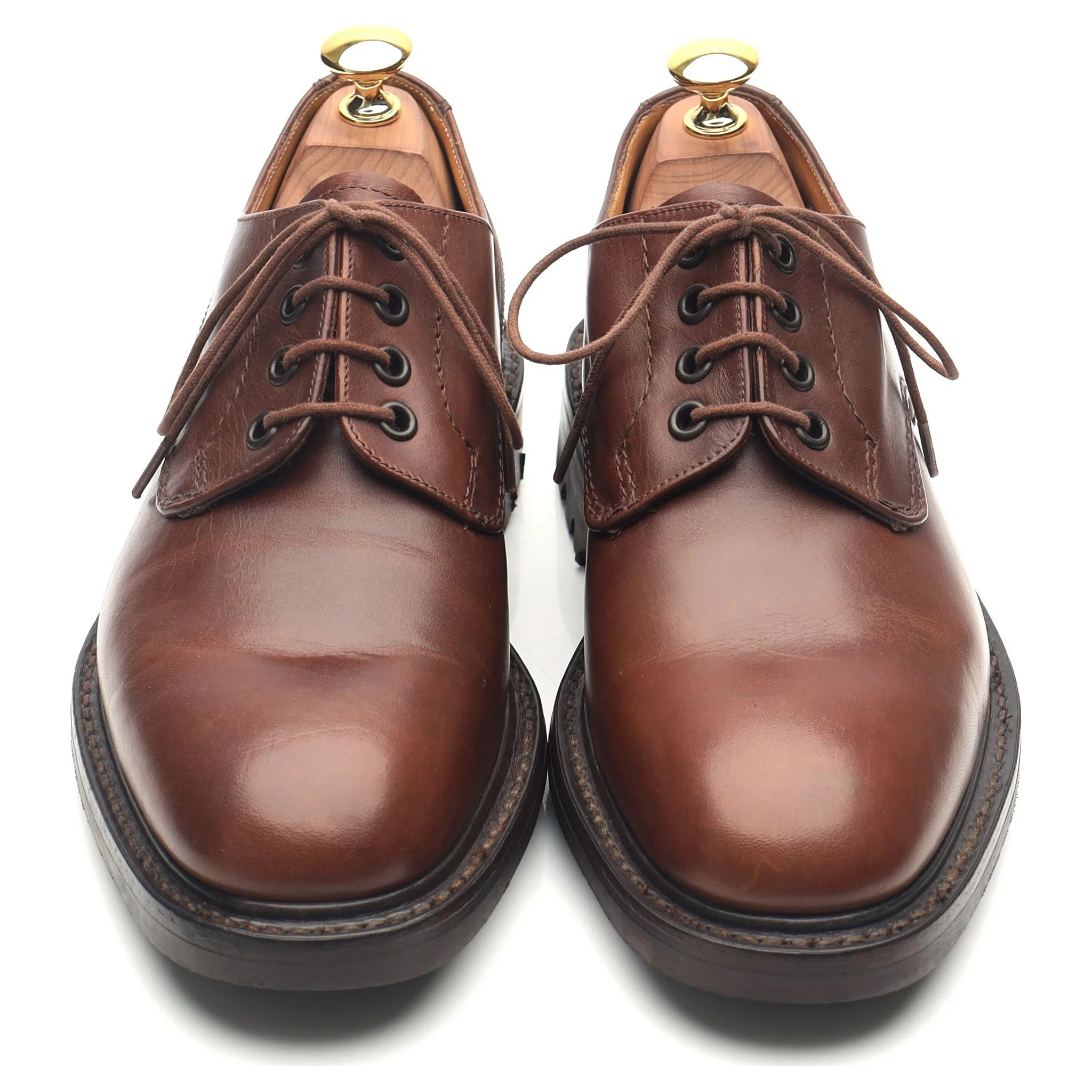 'Epsom' Brown Leather Derby UK 6.5 F - Image 9