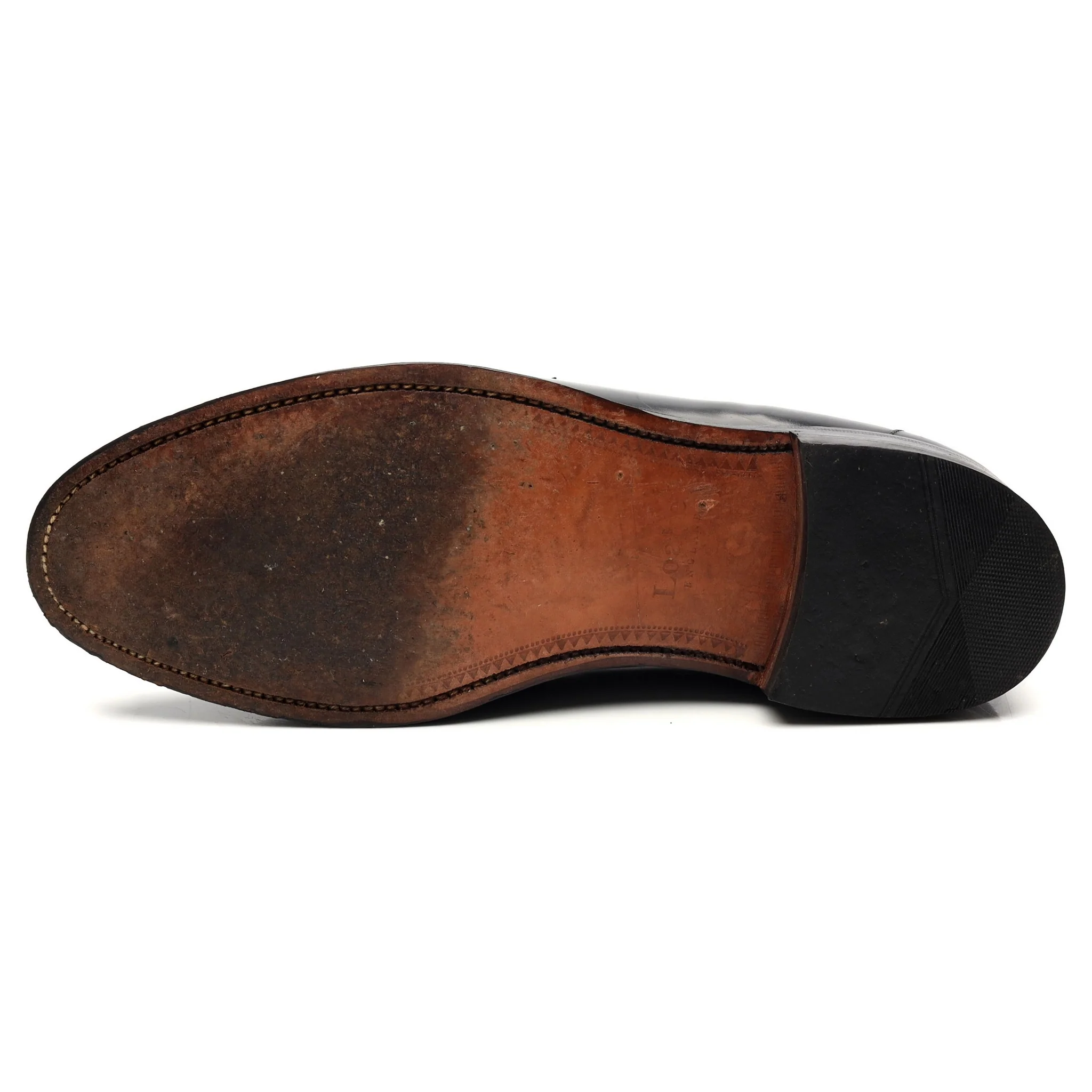 'Eton' Black Leather Loafers UK 9 F - Image 10