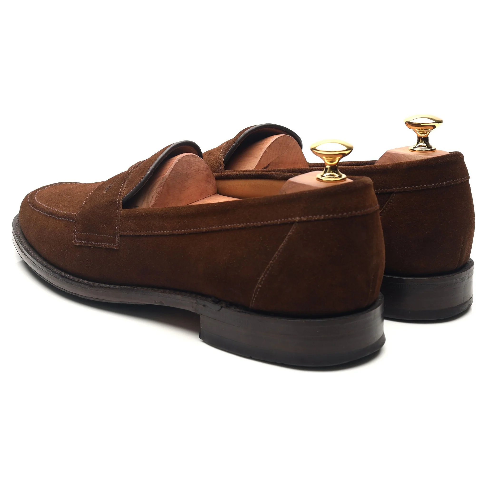 'Eton' Brown Suede Loafers UK 9.5 F - Image 3