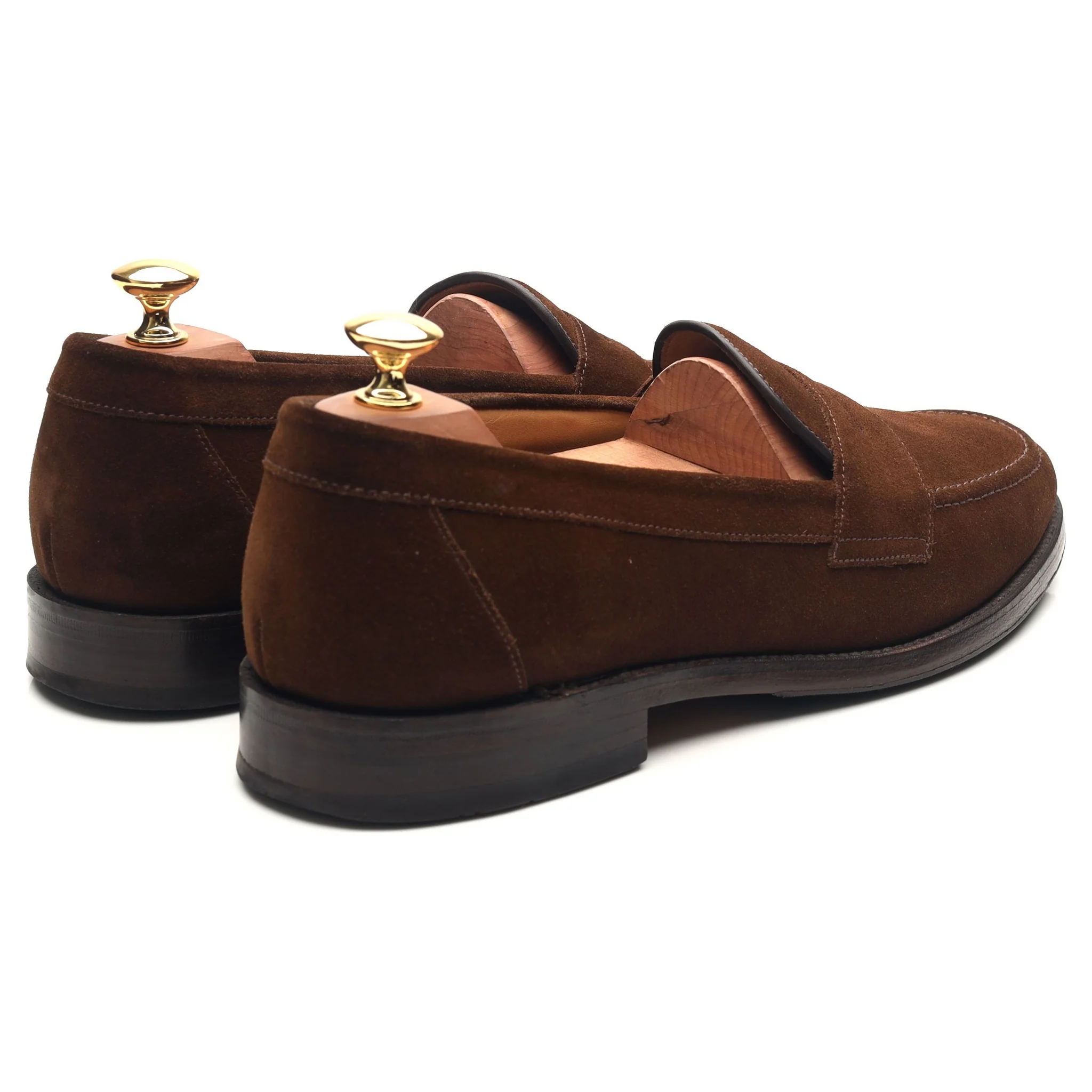 'Eton' Brown Suede Loafers UK 9.5 F - Image 5