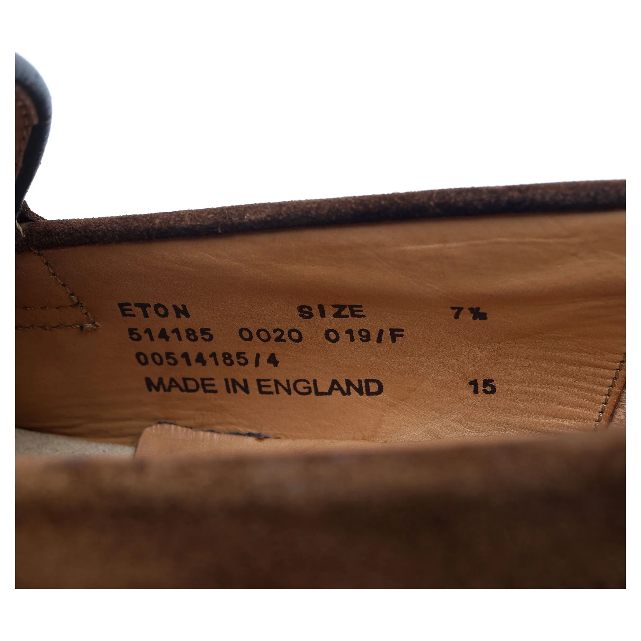 'Eton' Brown Suede Loafers UK 7.5 F - Image 13