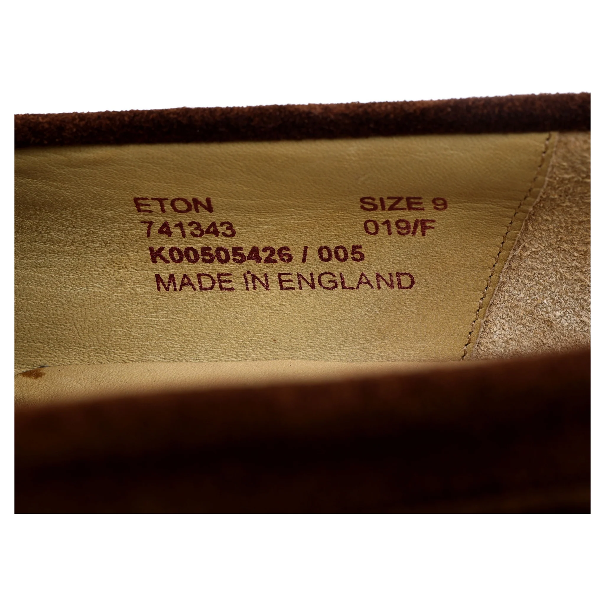 'Eton' Brown Suede Loafers UK 9 F - Image 13