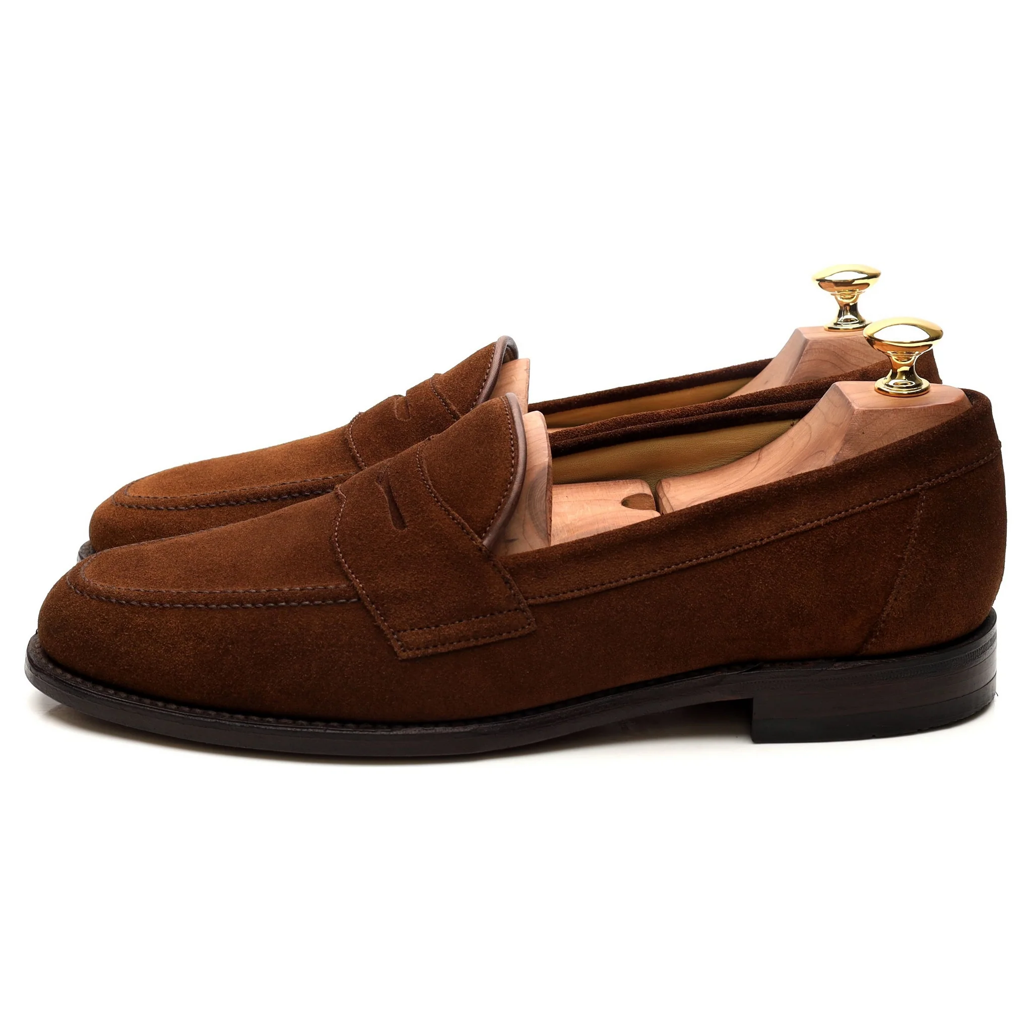 'Eton' Brown Suede Loafers UK 9 F - Image 2