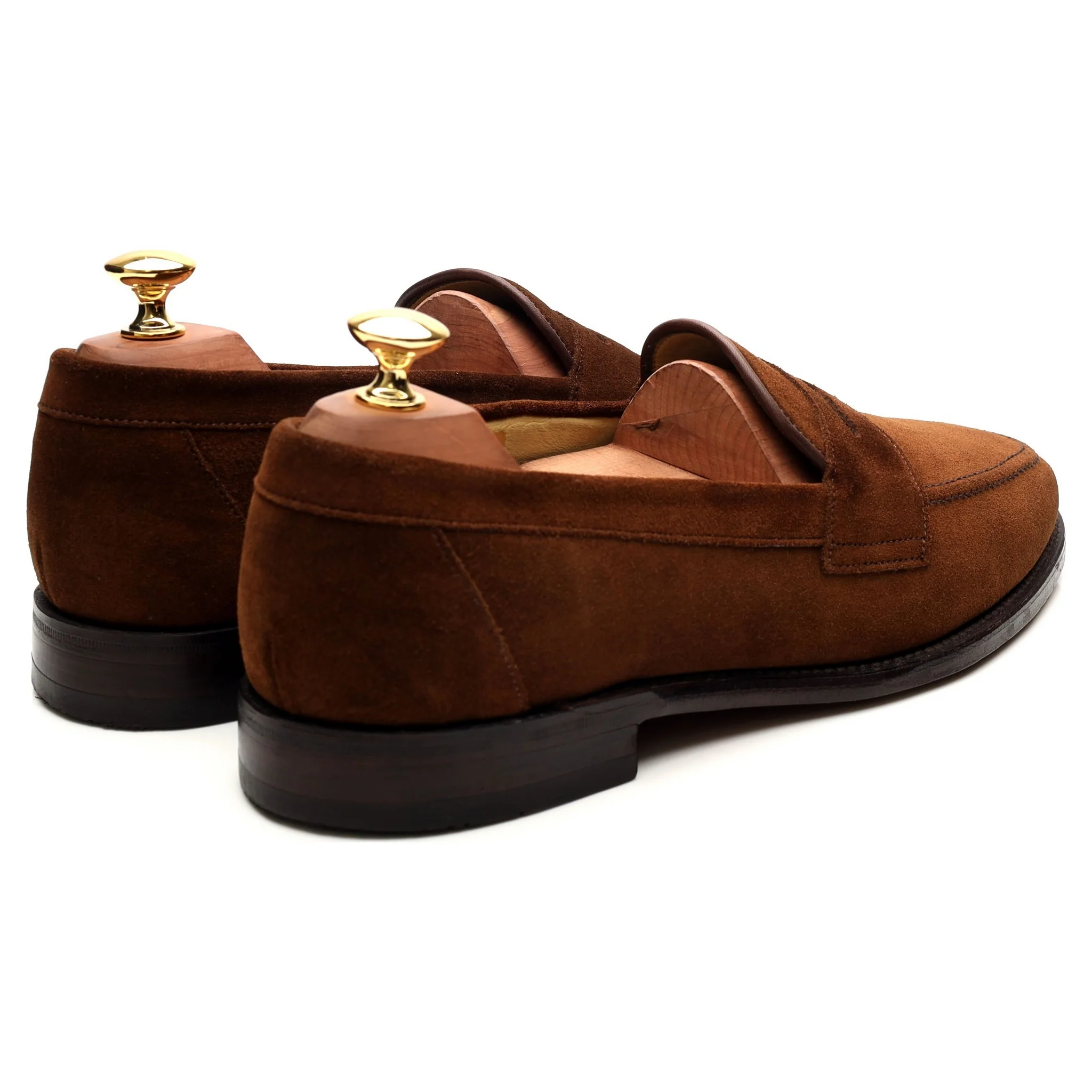 'Eton' Brown Suede Loafers UK 9 F - Image 5
