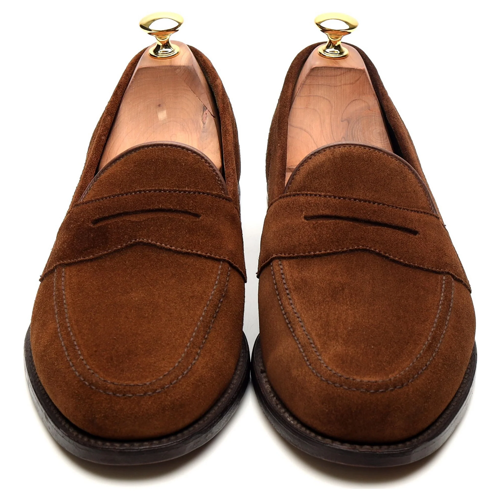 'Eton' Brown Suede Loafers UK 9 F - Image 9
