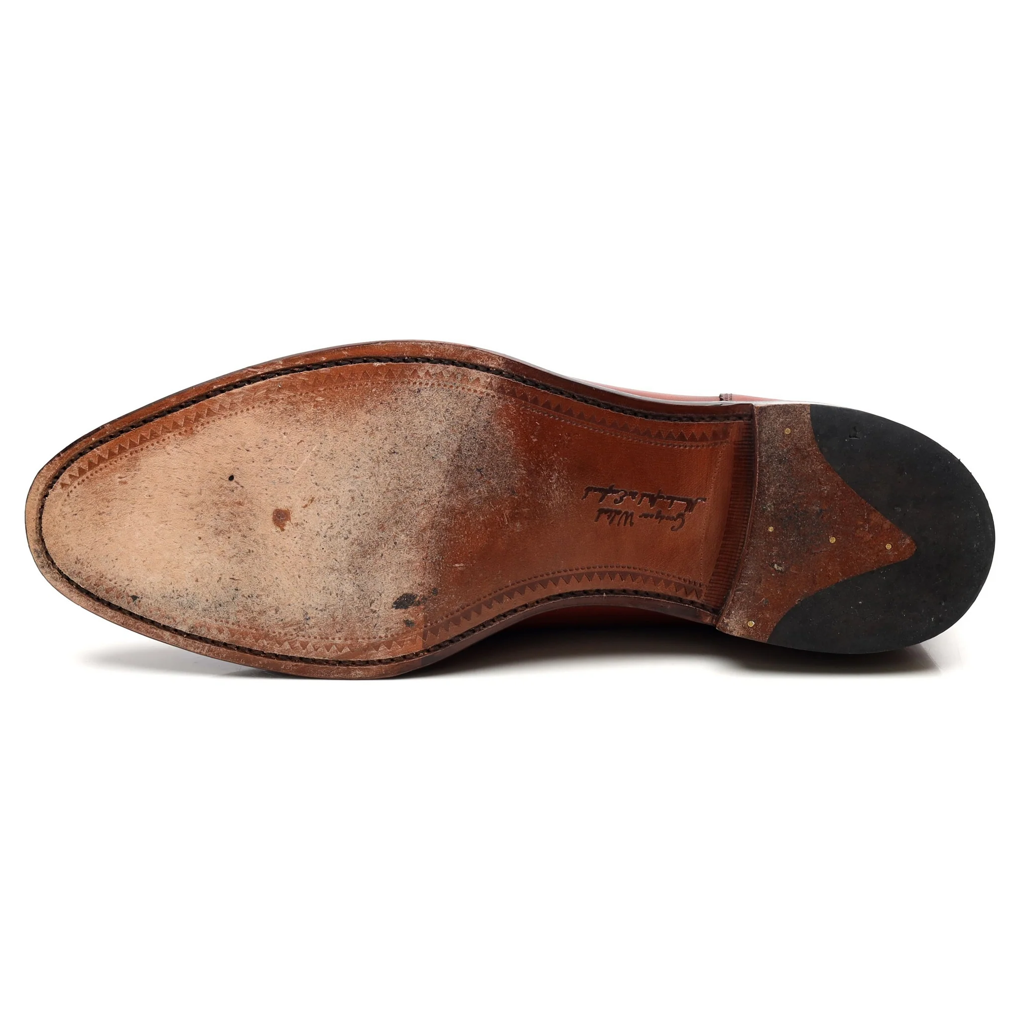 1880 Legacy 'Evans' Brown Leather Oxford UK 9.5 F - Image 10