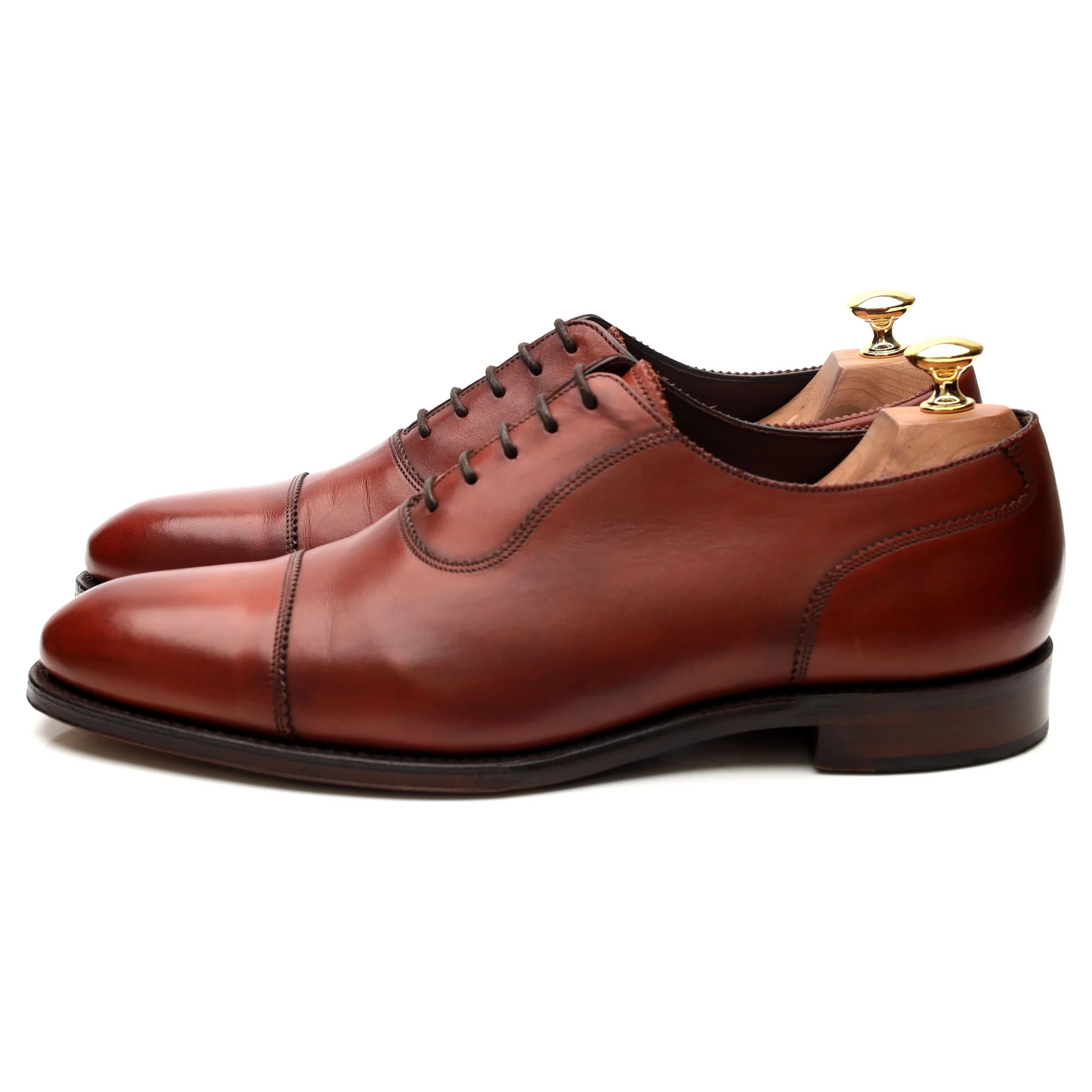 1880 Legacy 'Evans' Brown Leather Oxford UK 9.5 F - Image 2