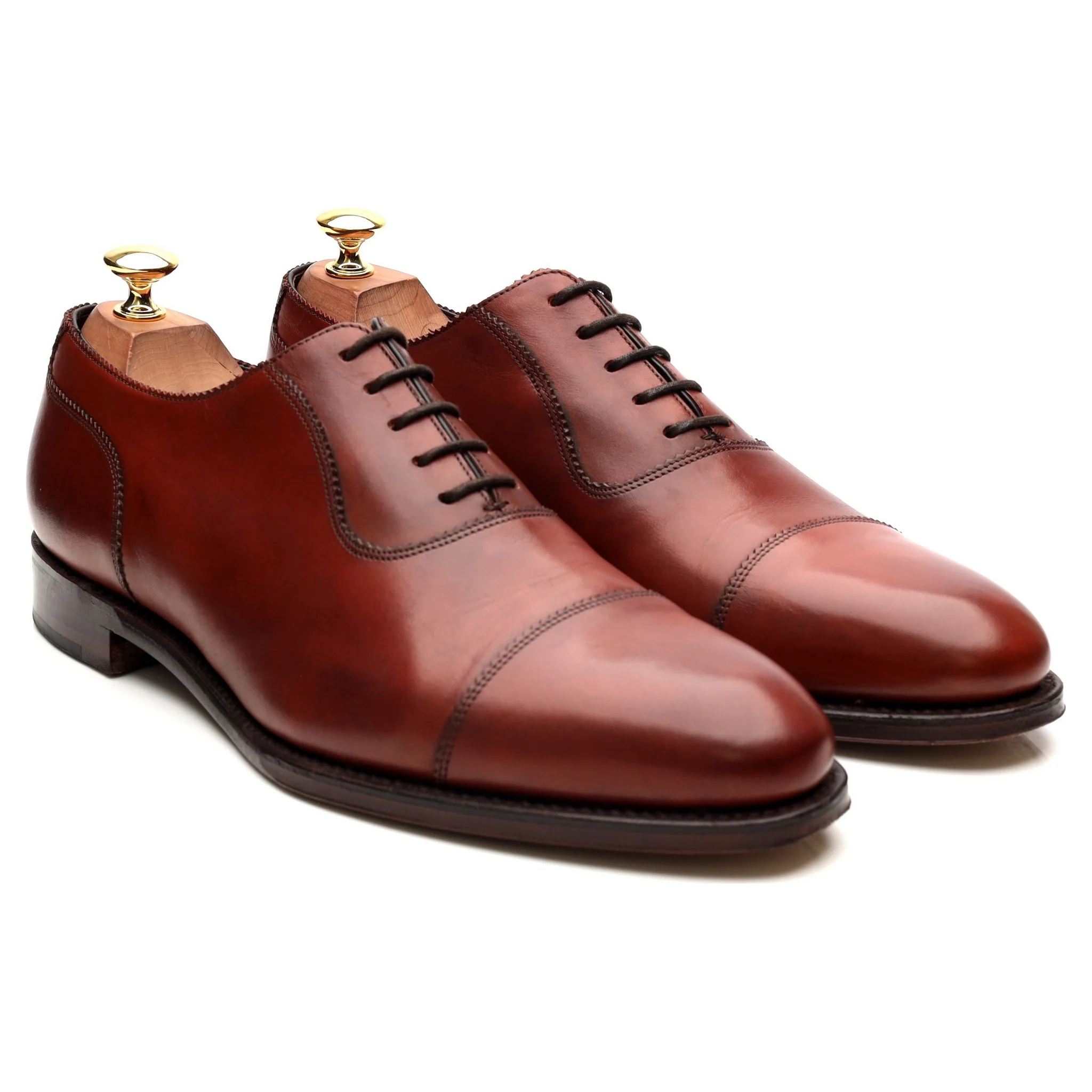 1880 Legacy 'Evans' Brown Leather Oxford UK 9.5 F - Image 7