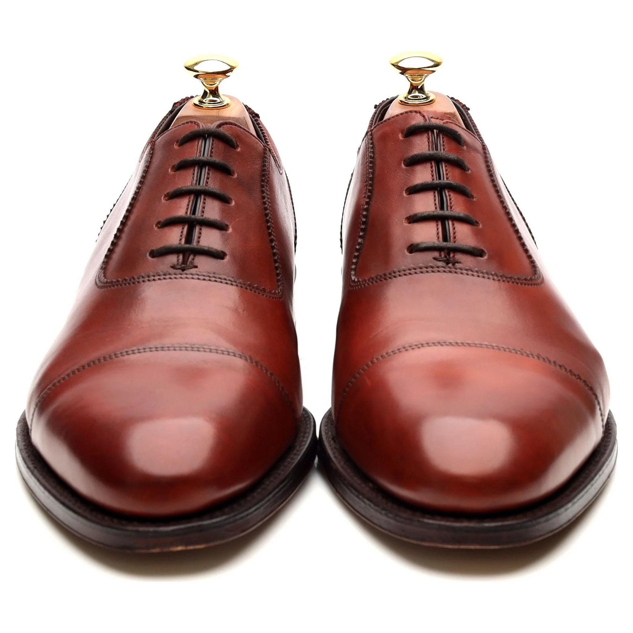 1880 Legacy 'Evans' Brown Leather Oxford UK 9.5 F - Image 8